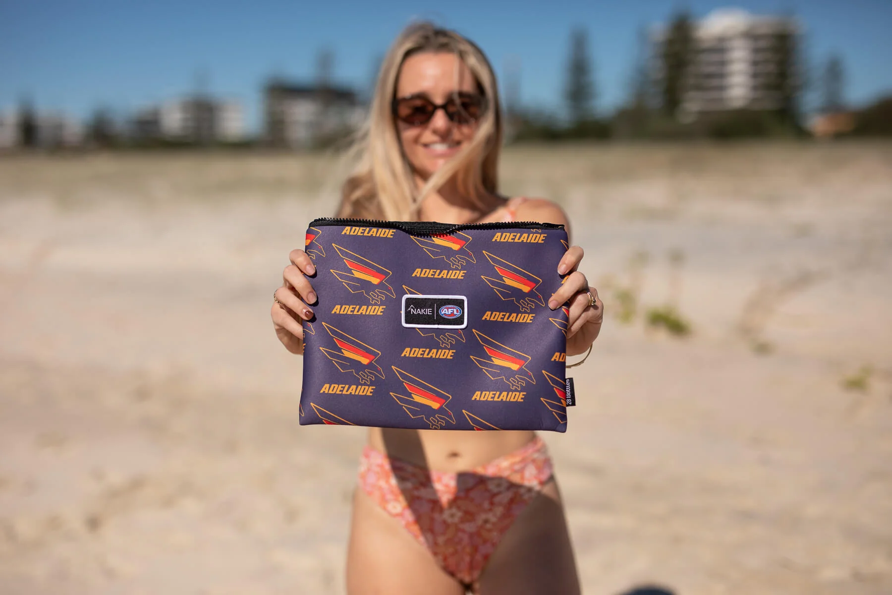 Adelaide Crows - AFL Recycled Sand Free Beach Towel - Image 4