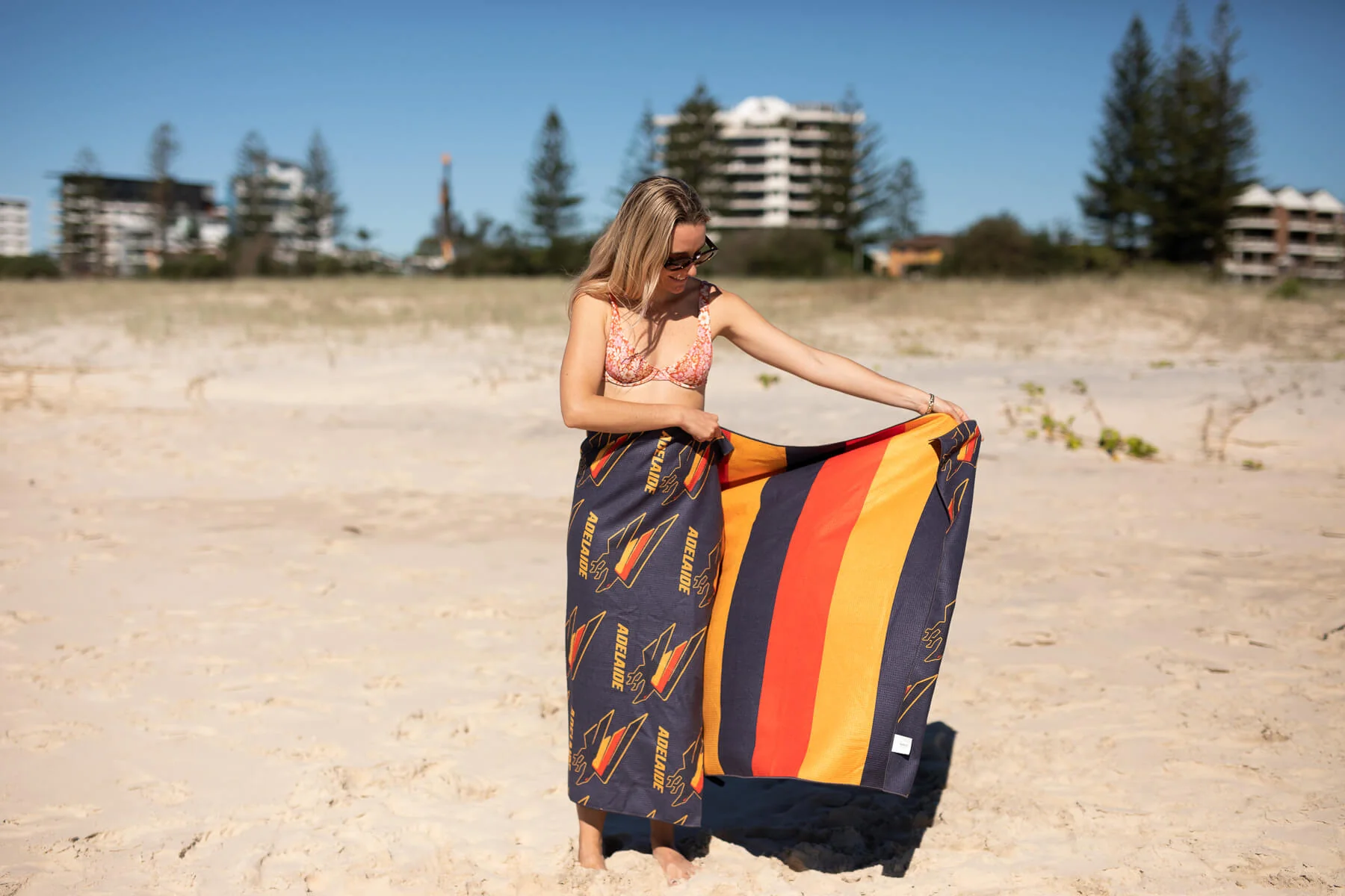 Adelaide Crows - AFL Recycled Sand Free Beach Towel - Image 5