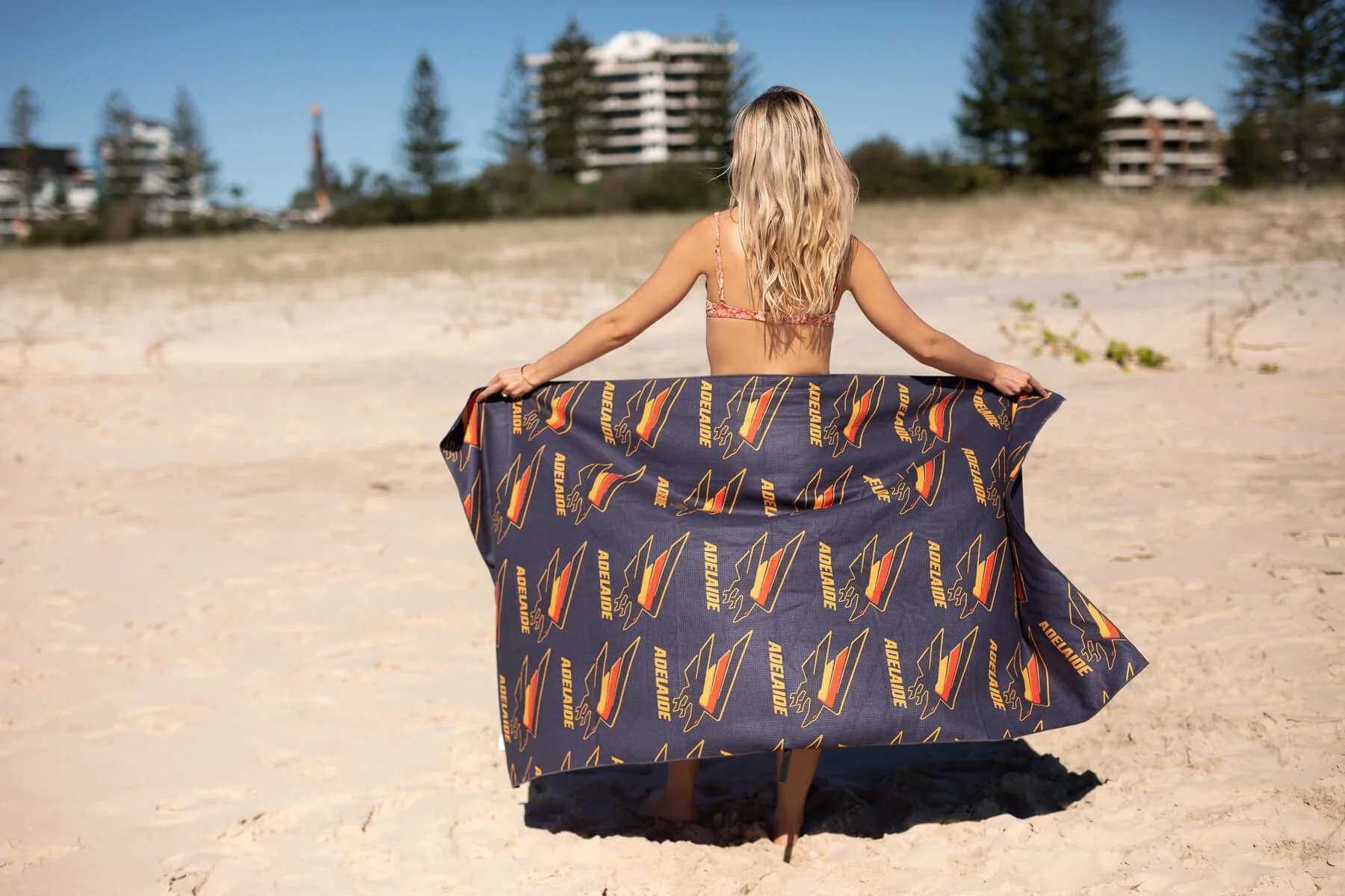 Adelaide Crows - AFL Recycled Sand Free Beach Towel - Image 6