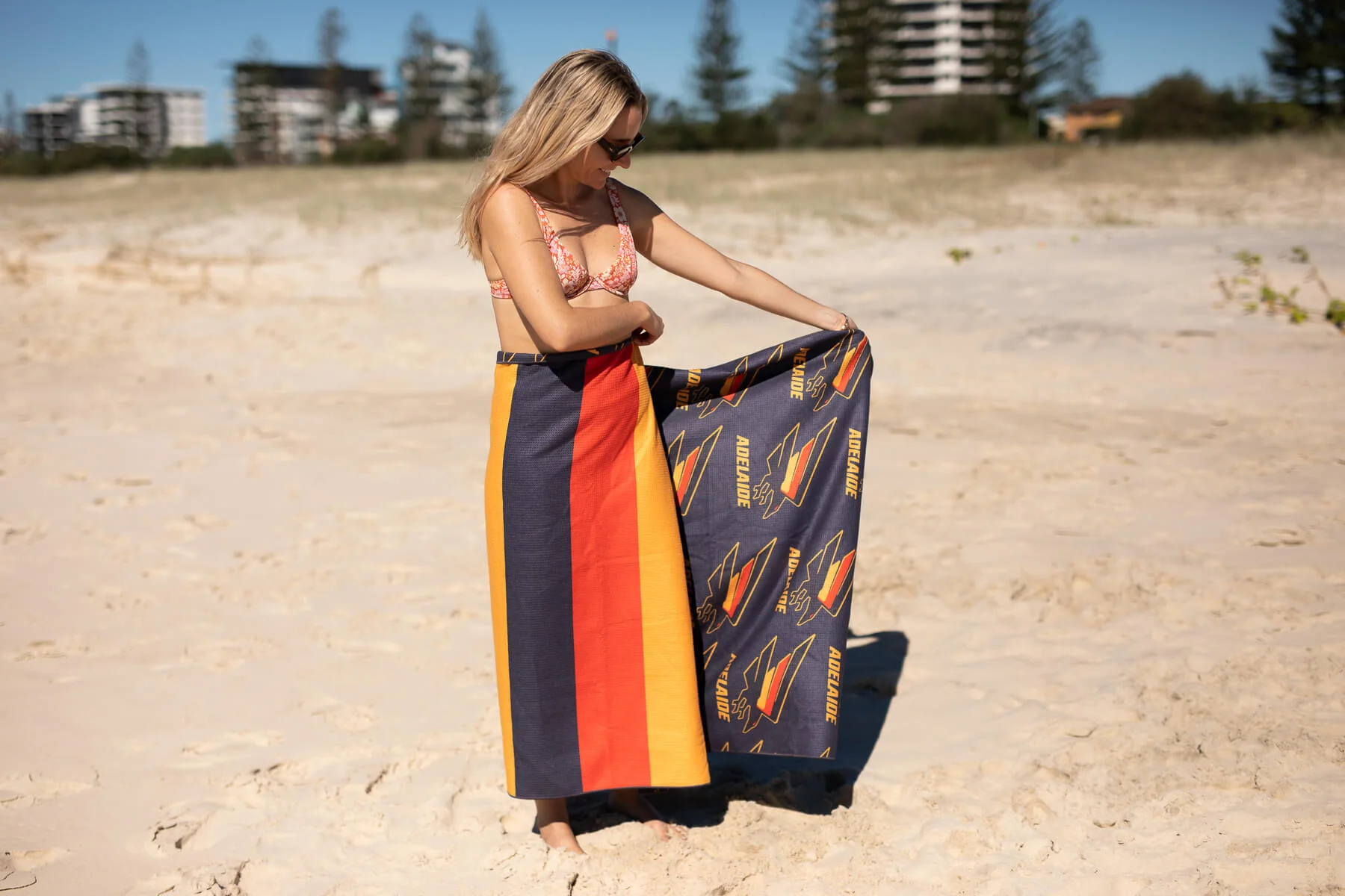 Adelaide Crows - AFL Recycled Sand Free Beach Towel - Image 8