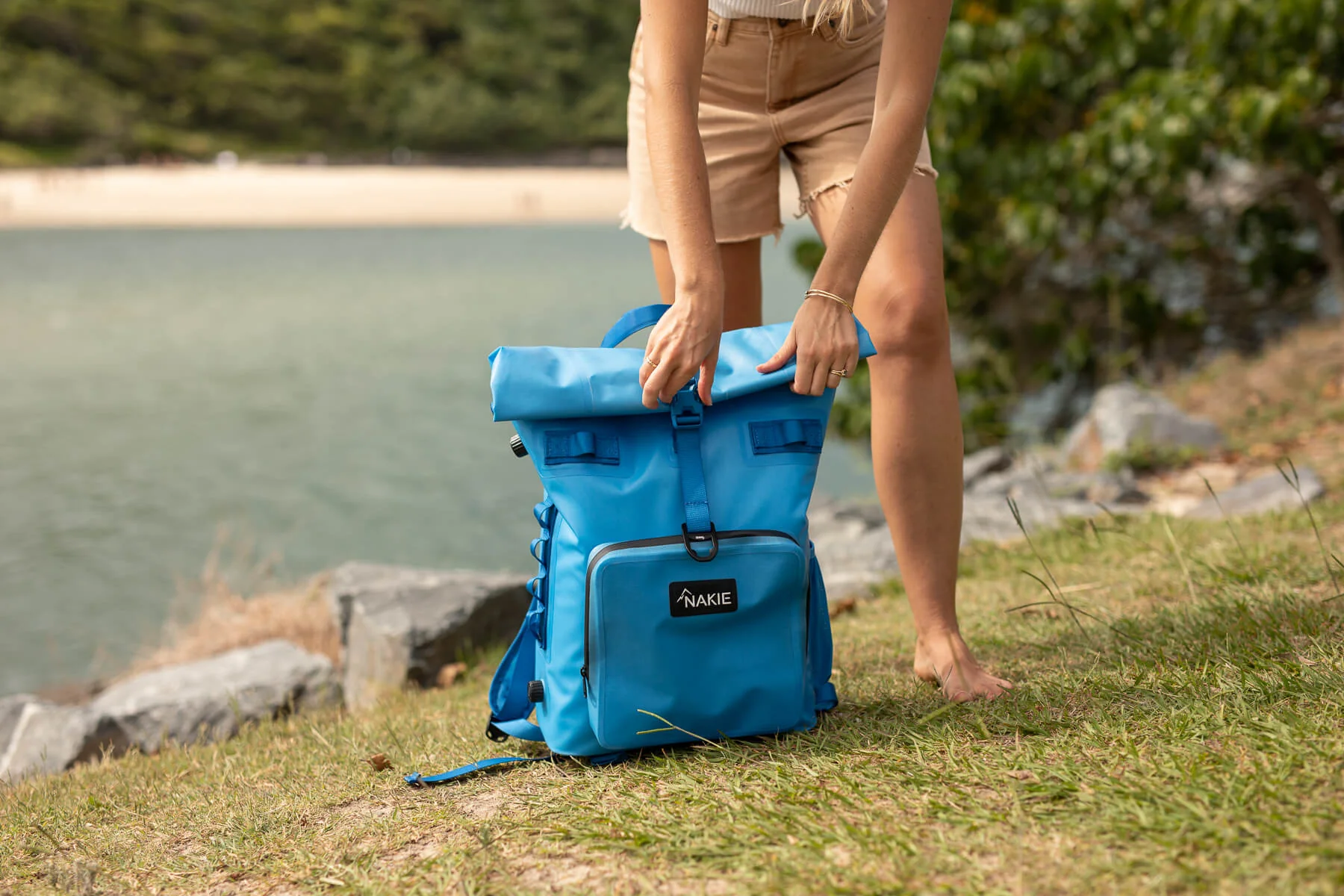 Arctic Blue - Recycled Cooler Backpack - Image 10