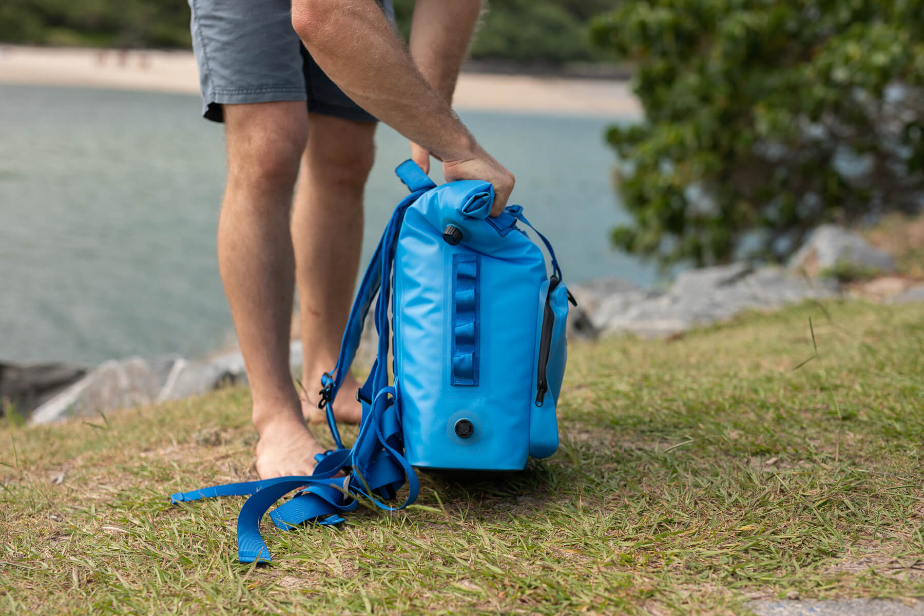 Arctic Blue - Recycled Cooler Backpack - Image 11