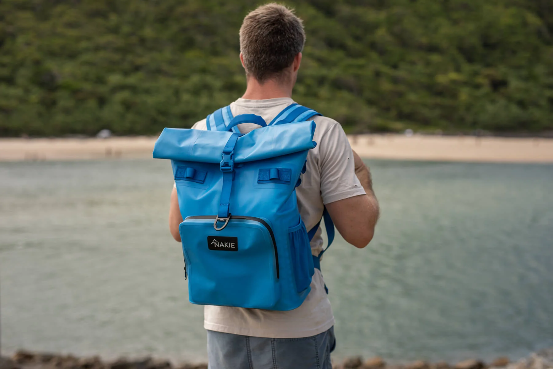 Arctic Blue - Recycled Cooler Backpack - Image 8