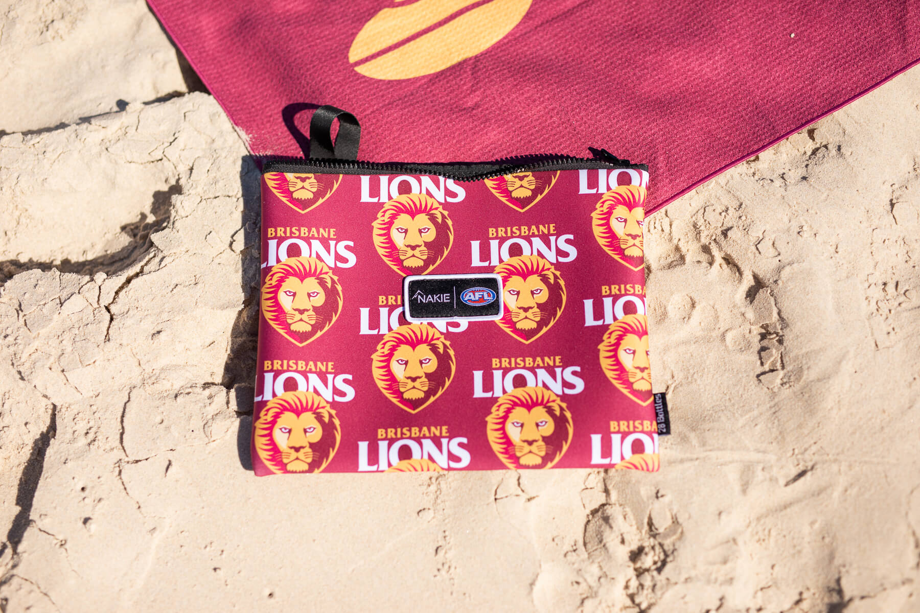 Brisbane Lions - AFL Recycled Sand Free Beach Towel - Image 10