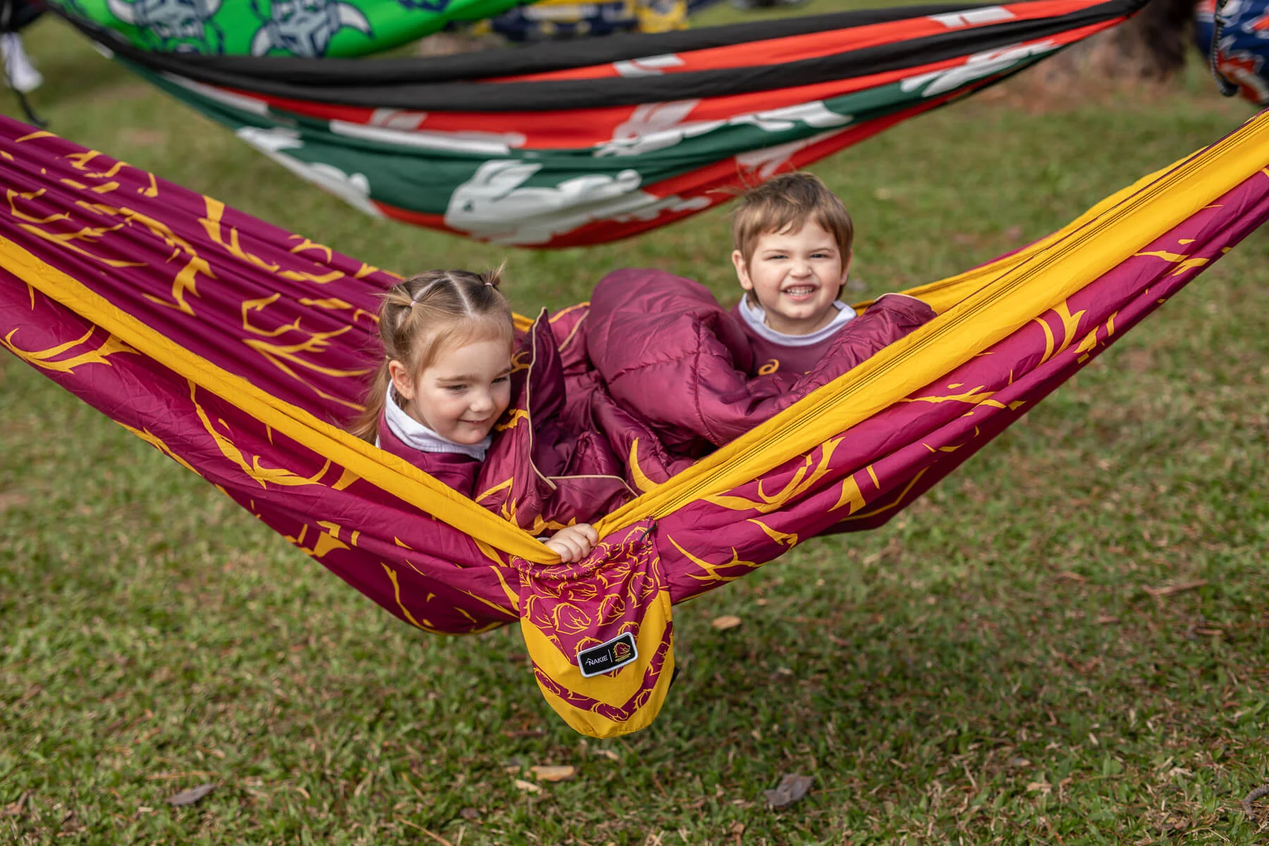 Broncos - NRL Recycled Hammock with Straps - Image 5