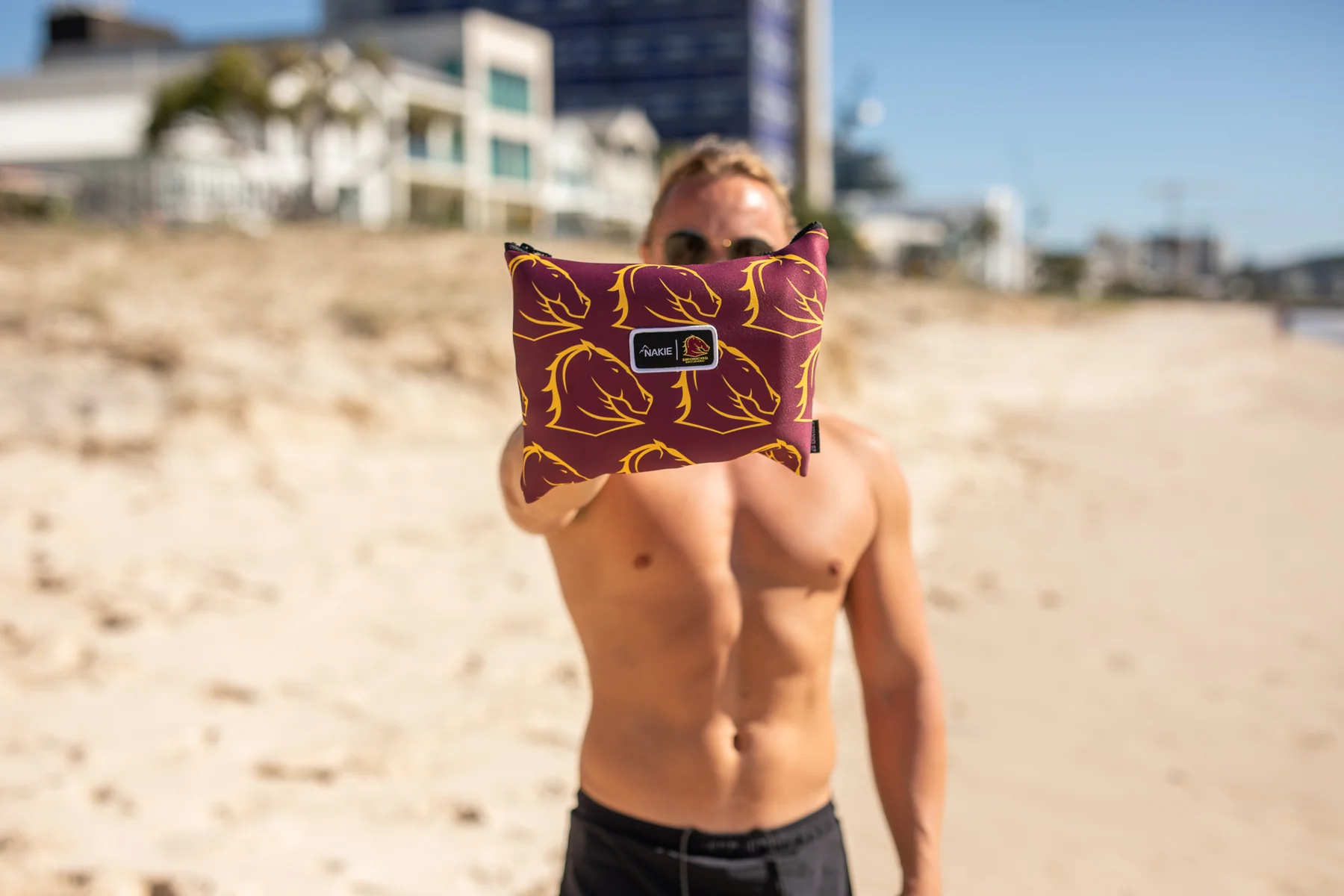 Broncos - NRL Recycled Sand Free Beach Towel - Image 7