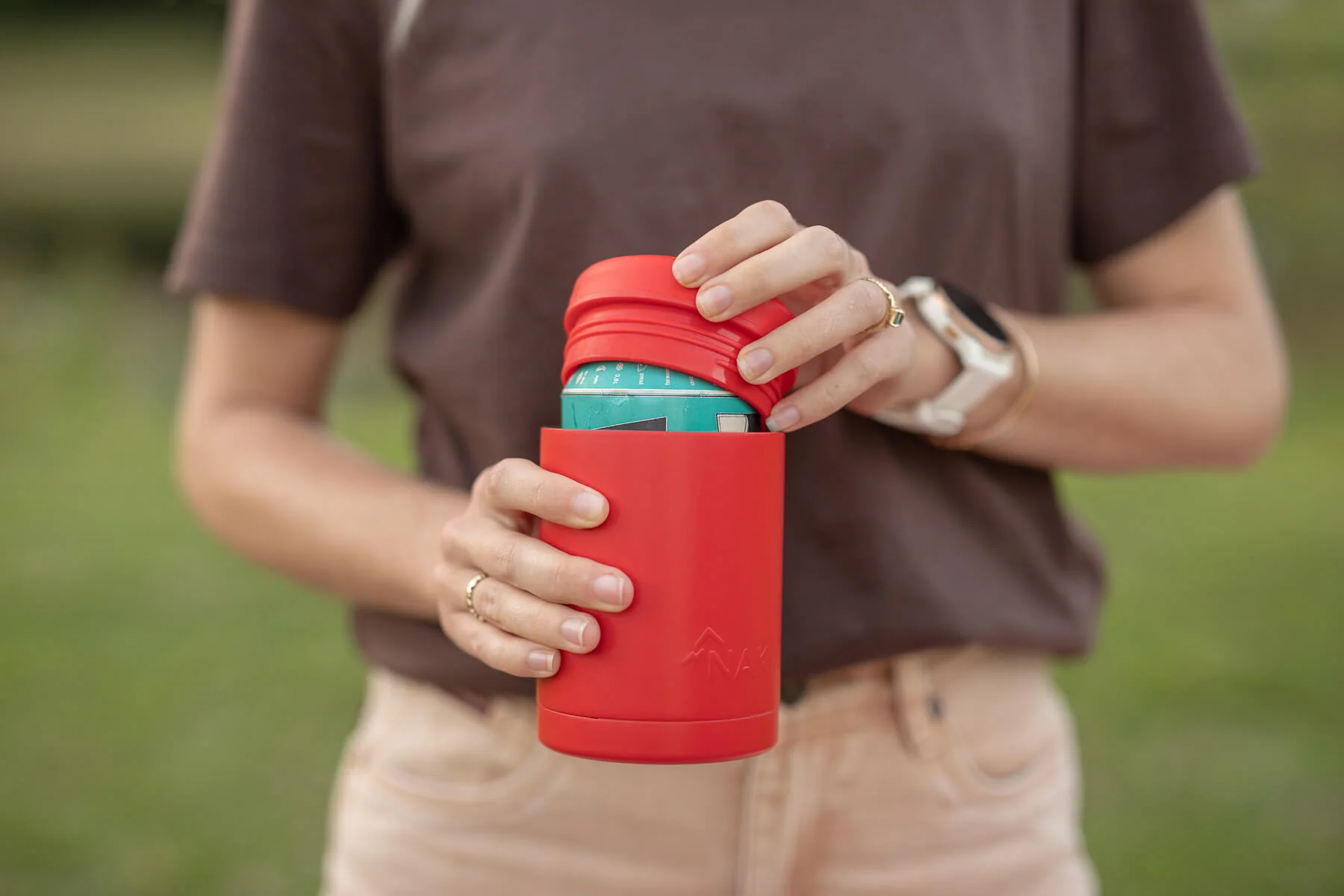 Campfire Red - Cooler & Coffee Cup - Image 8
