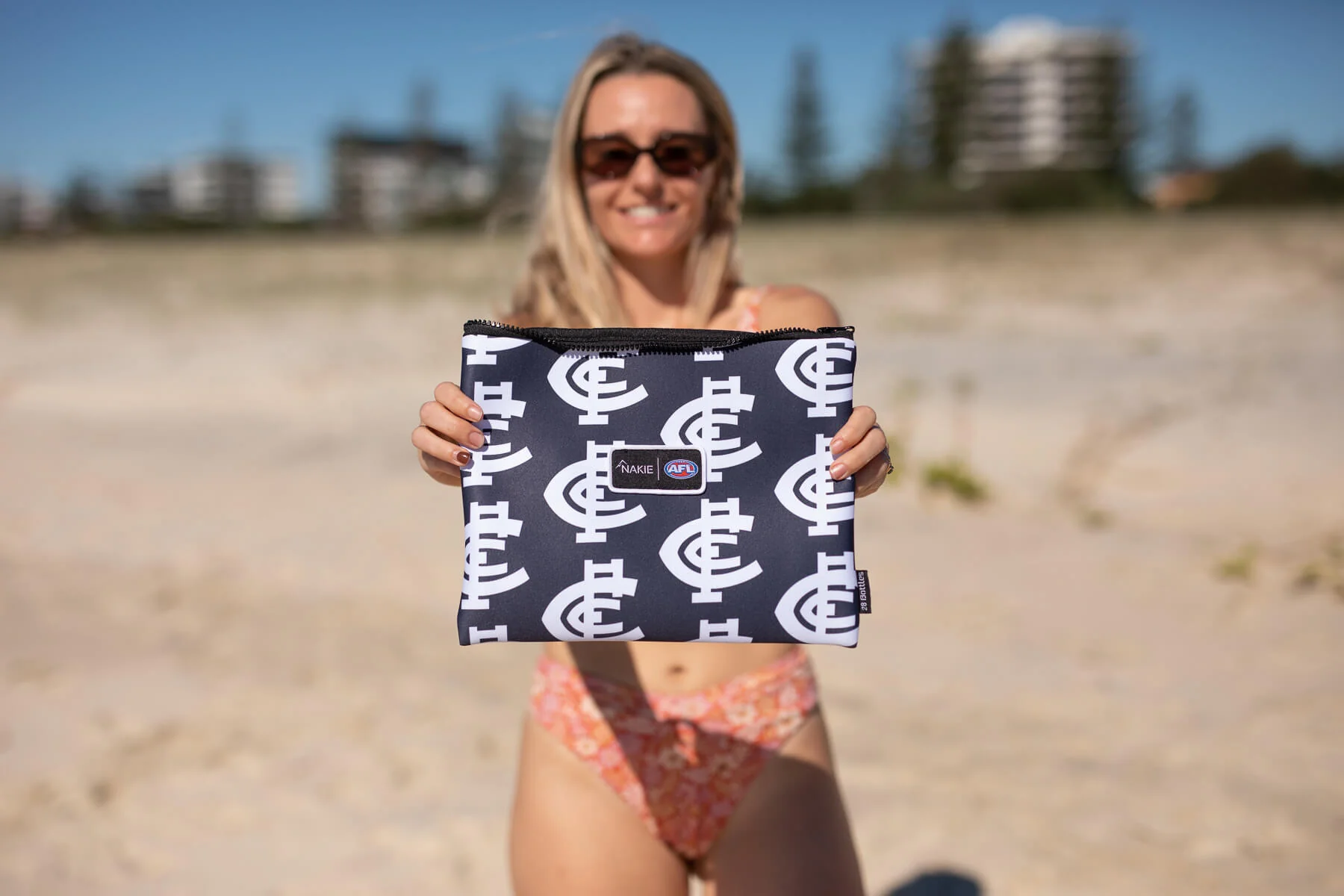 Carlton Blues - AFL Recycled Sand Free Beach Towel - Image 4