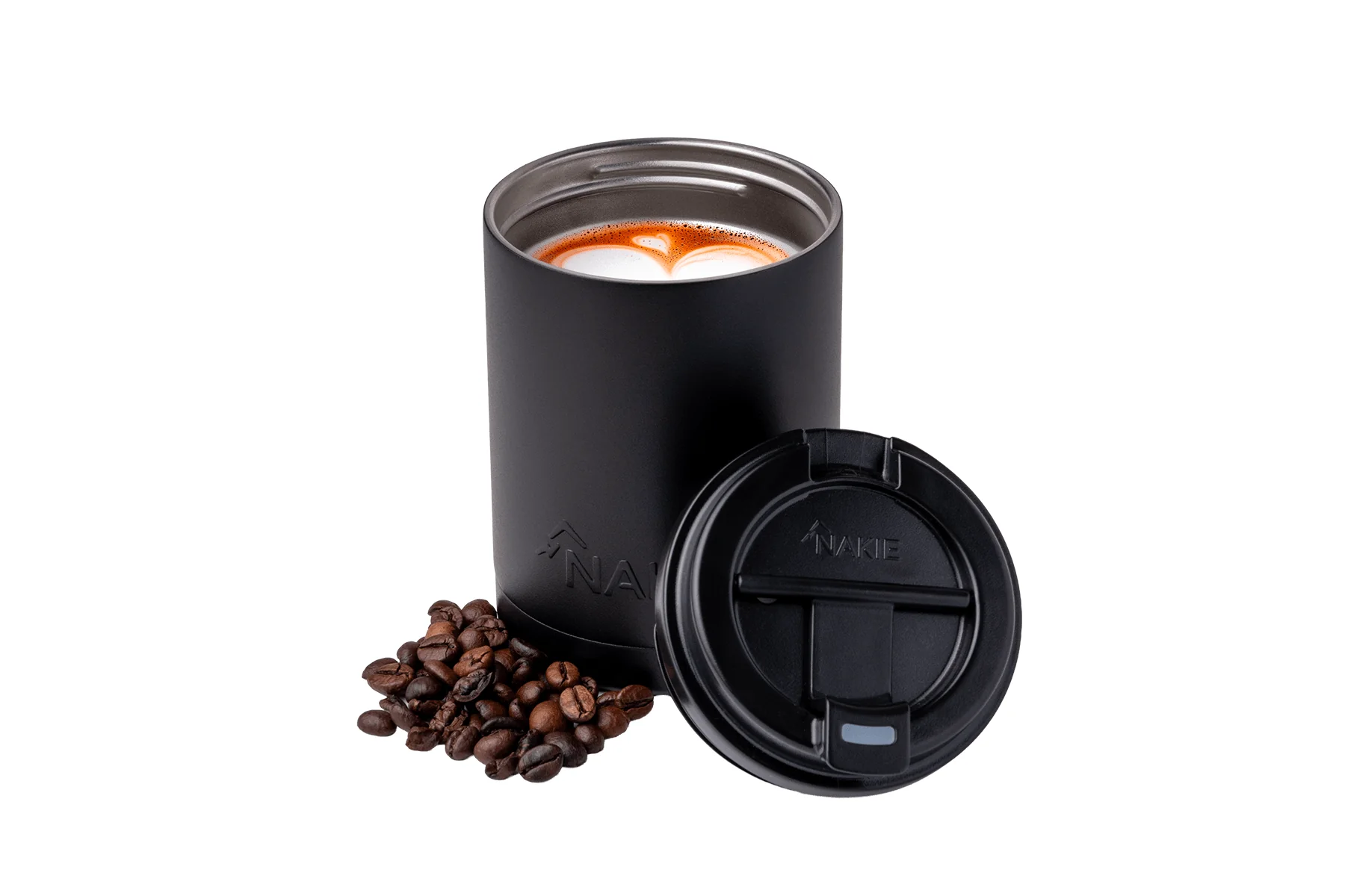 Midnight Black - Cooler & Coffee Cup - Image 5