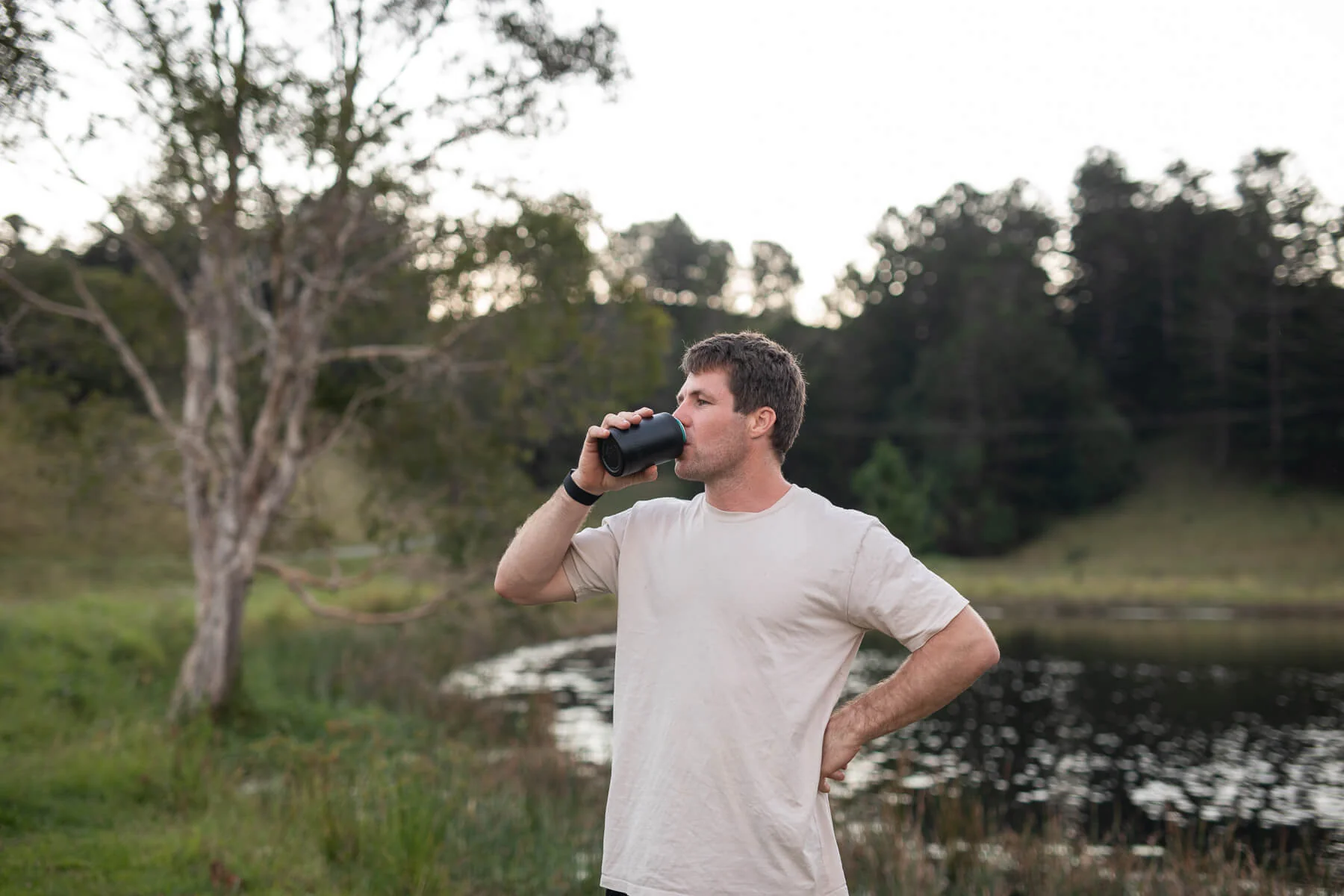 Midnight Black - Cooler & Coffee Cup - Image 7