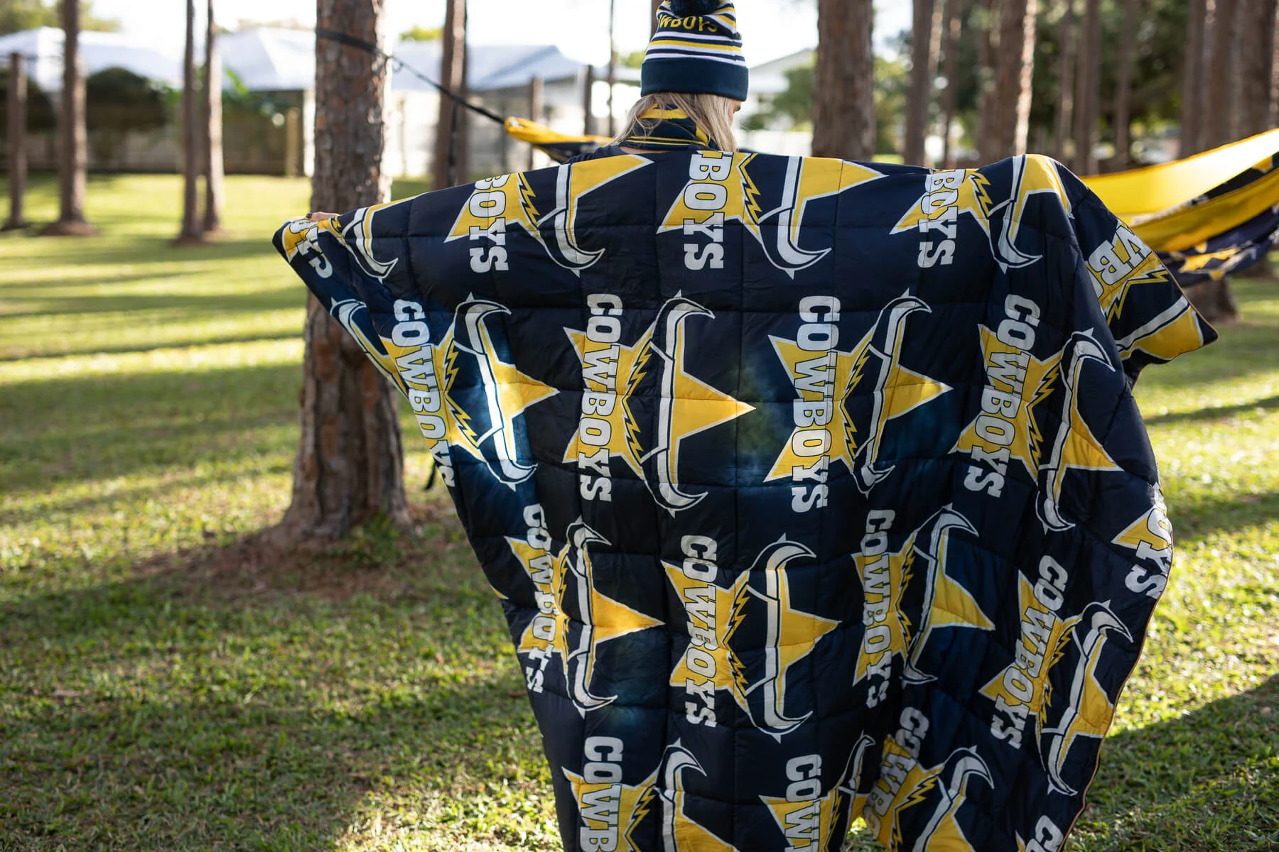 Cowboys  - NRL Sustainable Down Puffy Blanket - Image 5