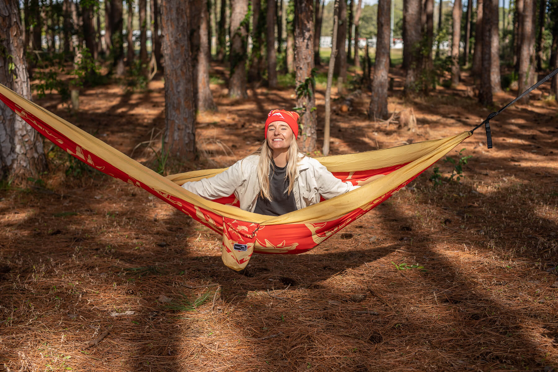 Dolphins - NRL Recycled Hammock with Straps - Image 5