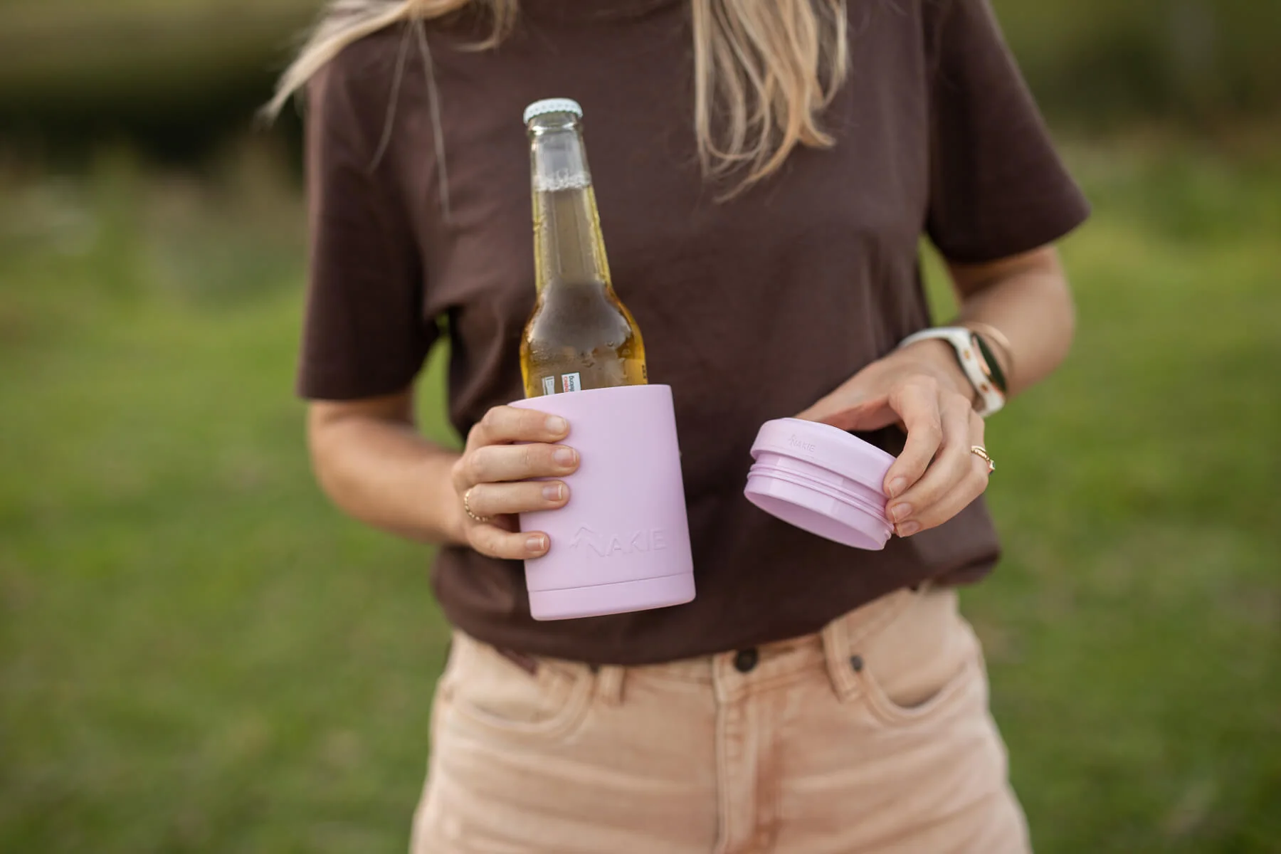 Dusty Pink - Cooler & Coffee Cup - Image 8