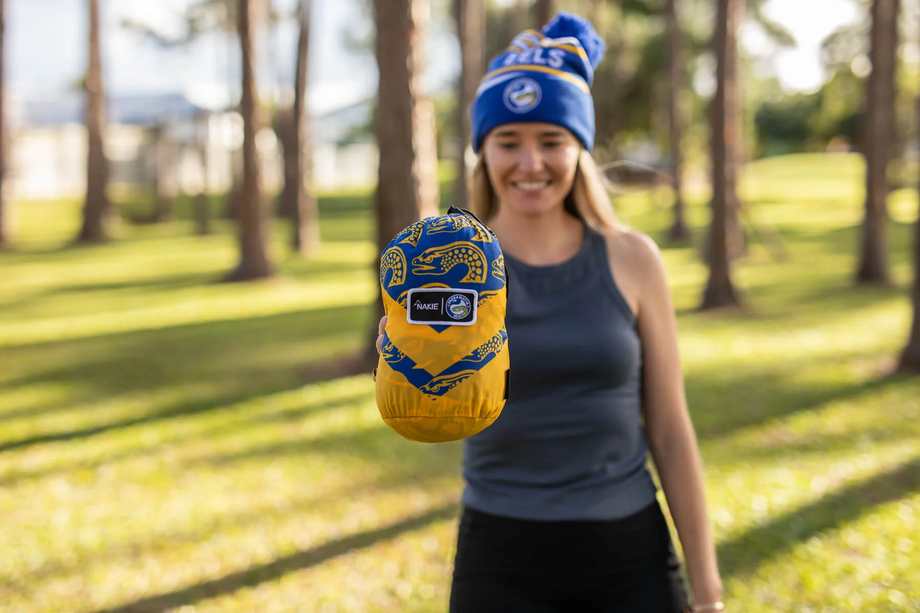 Eels - NRL Recycled Hammock with Straps - Image 3