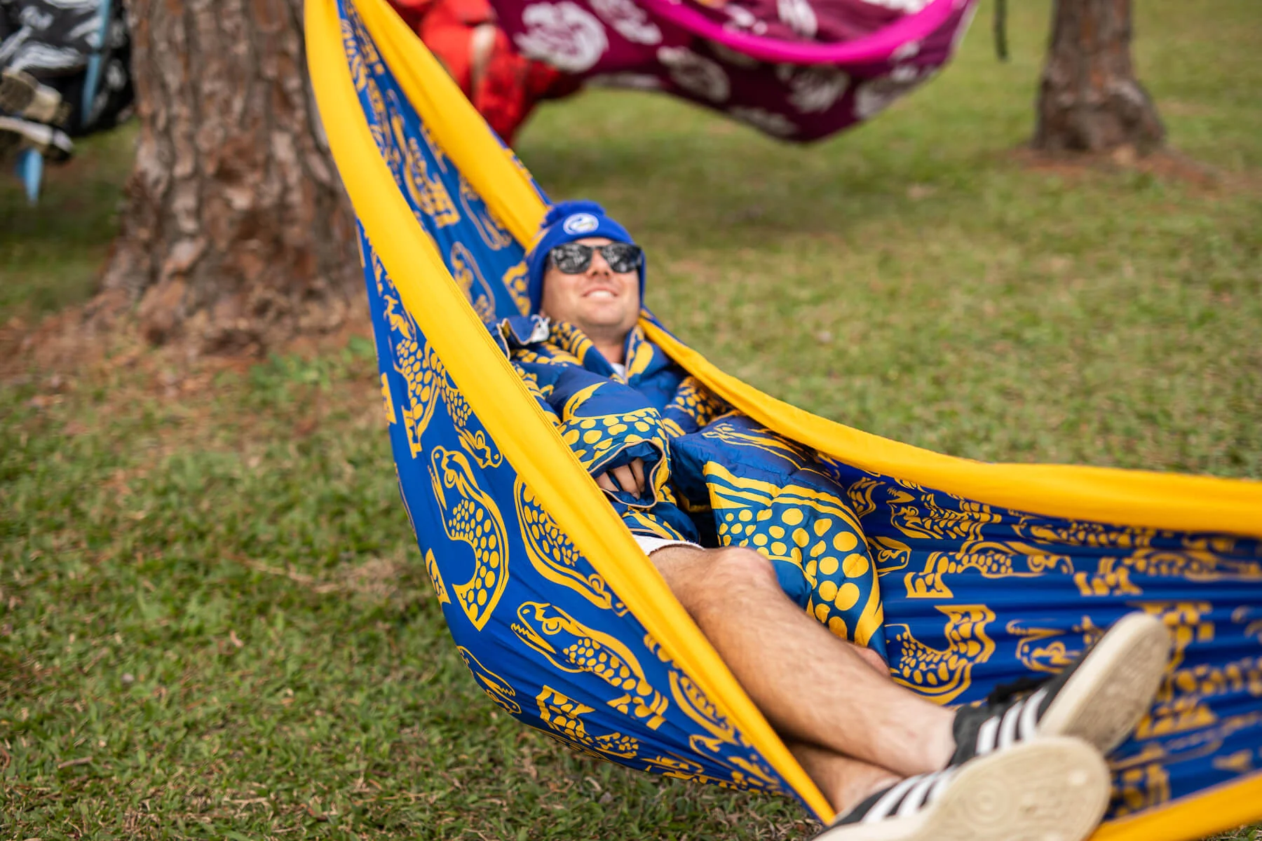 Eels - NRL Recycled Hammock with Straps - Image 4