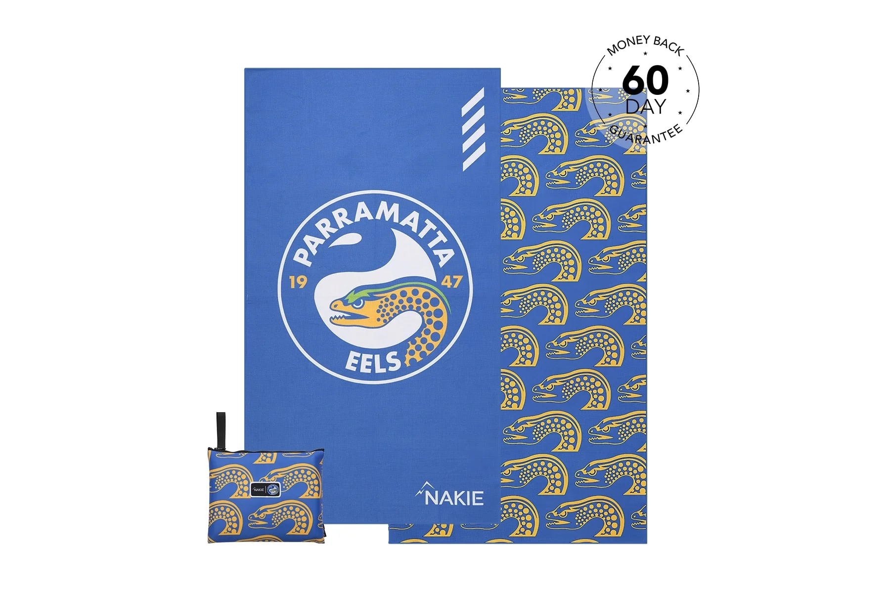 Eels - NRL Recycled Sand Free Beach Towel - Image 4
