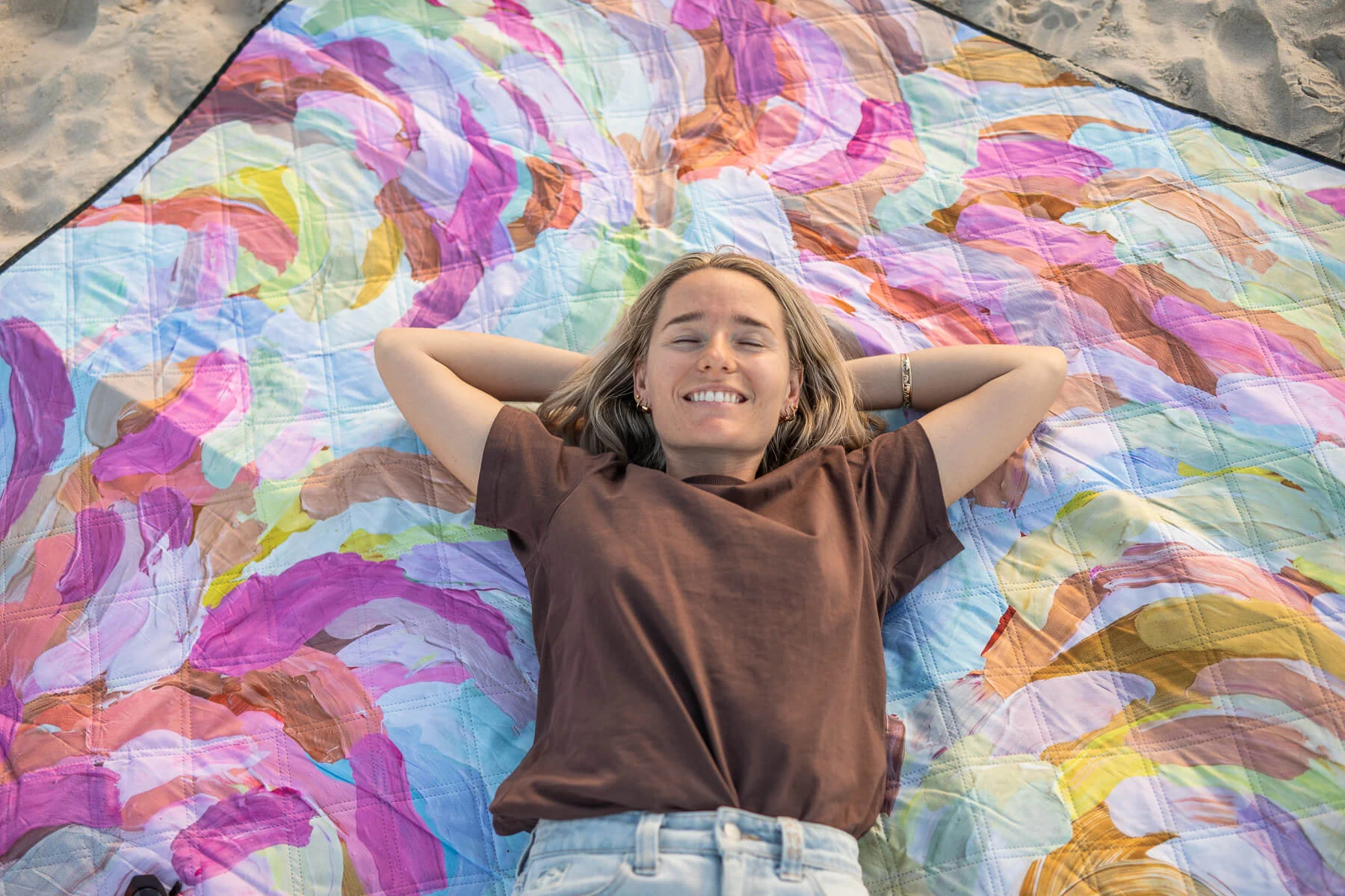 Erin Reinboth - Recycled Picnic Blanket - Image 4