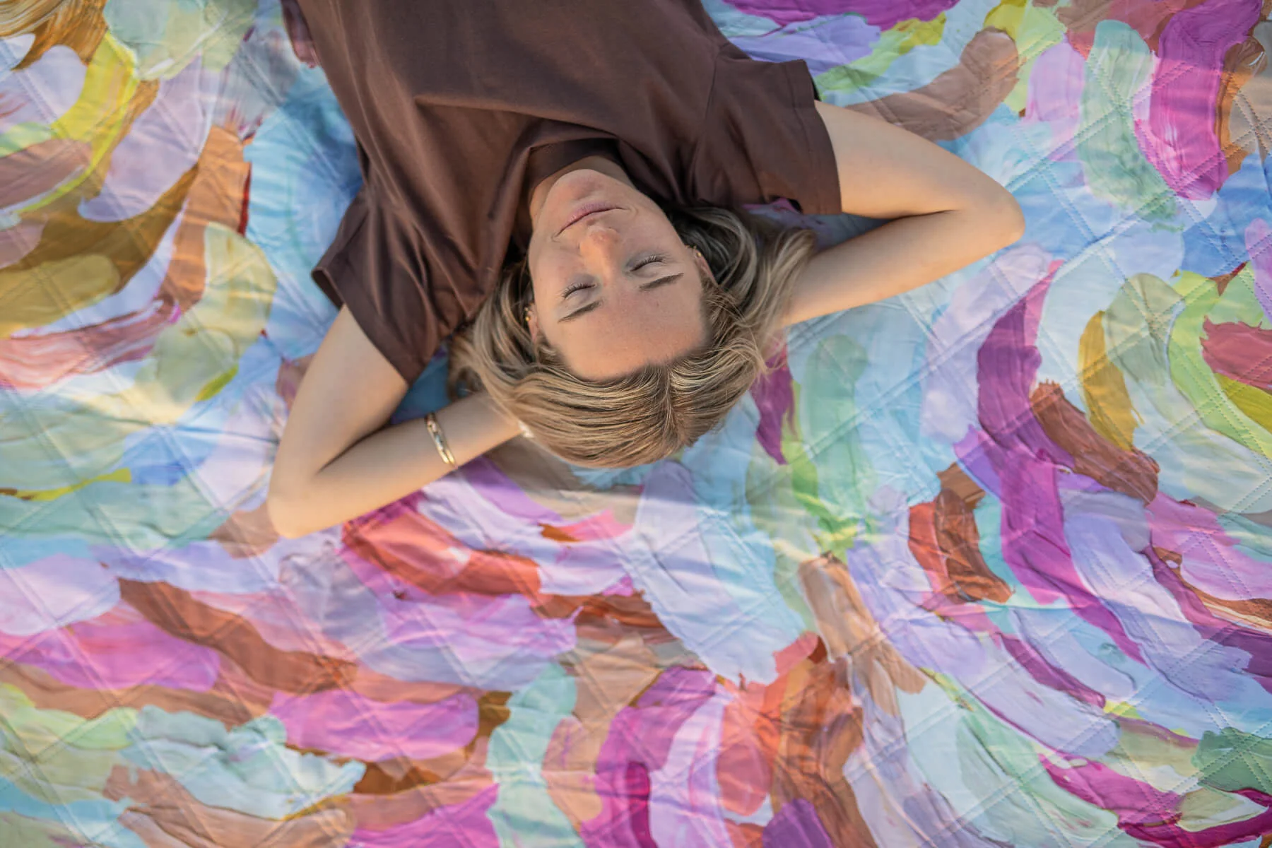 Erin Reinboth - Recycled Picnic Blanket - Image 9