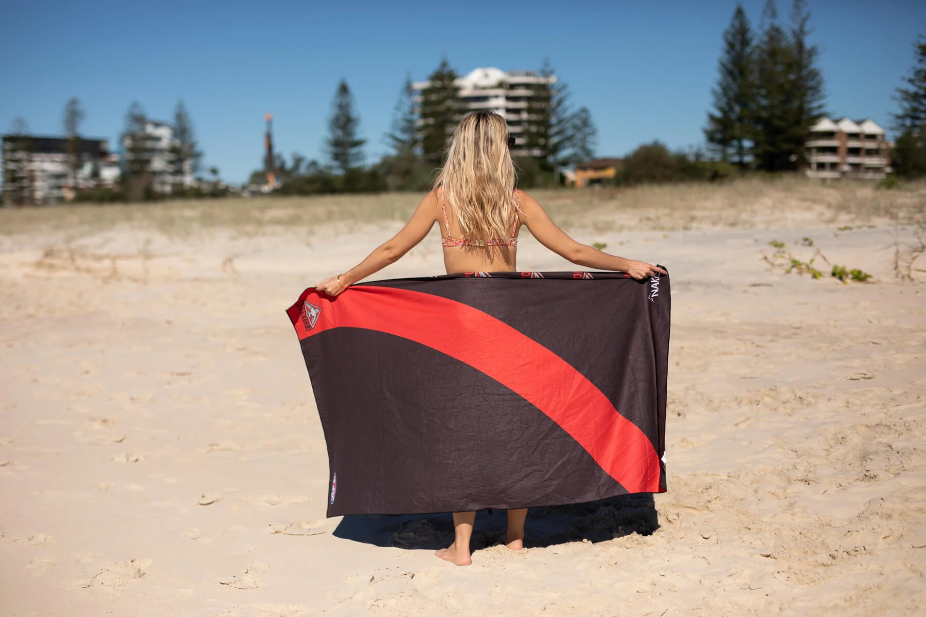 Essendon Bombers - AFL Recycled Sand Free Beach Towel - Image 2