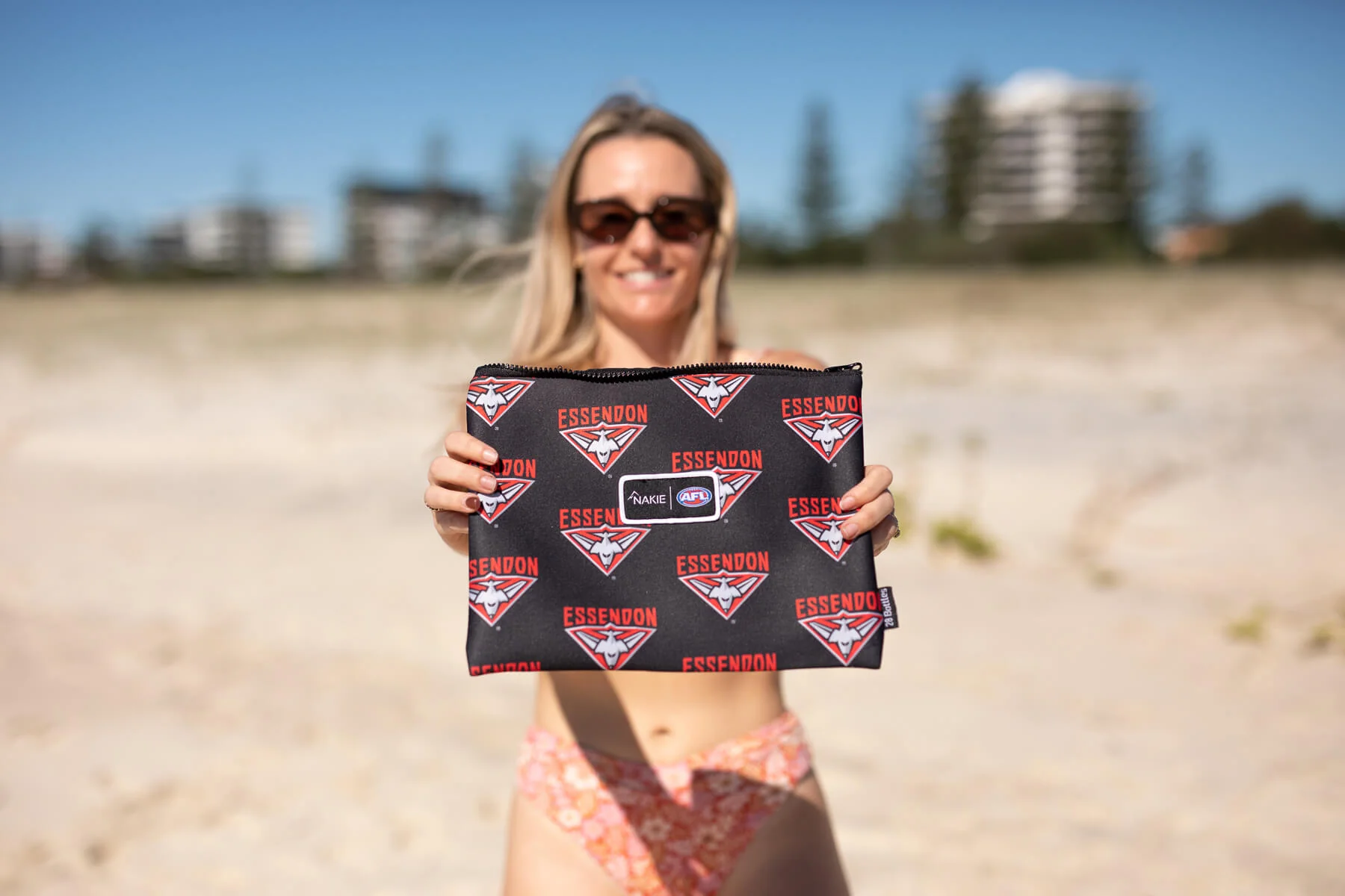 Essendon Bombers - AFL Recycled Sand Free Beach Towel - Image 4
