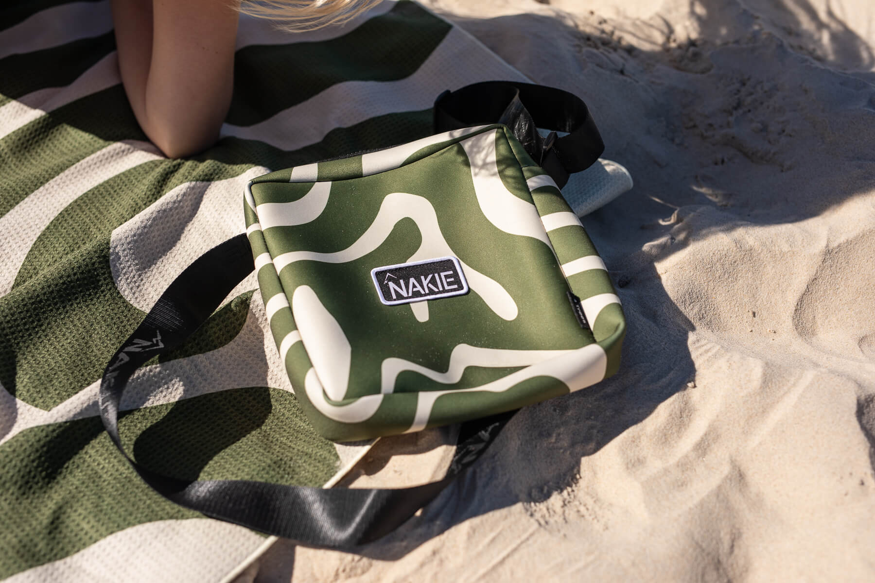 XL Eucalyptus Green - Recycled Sand Free Beach Blanket - Image 9