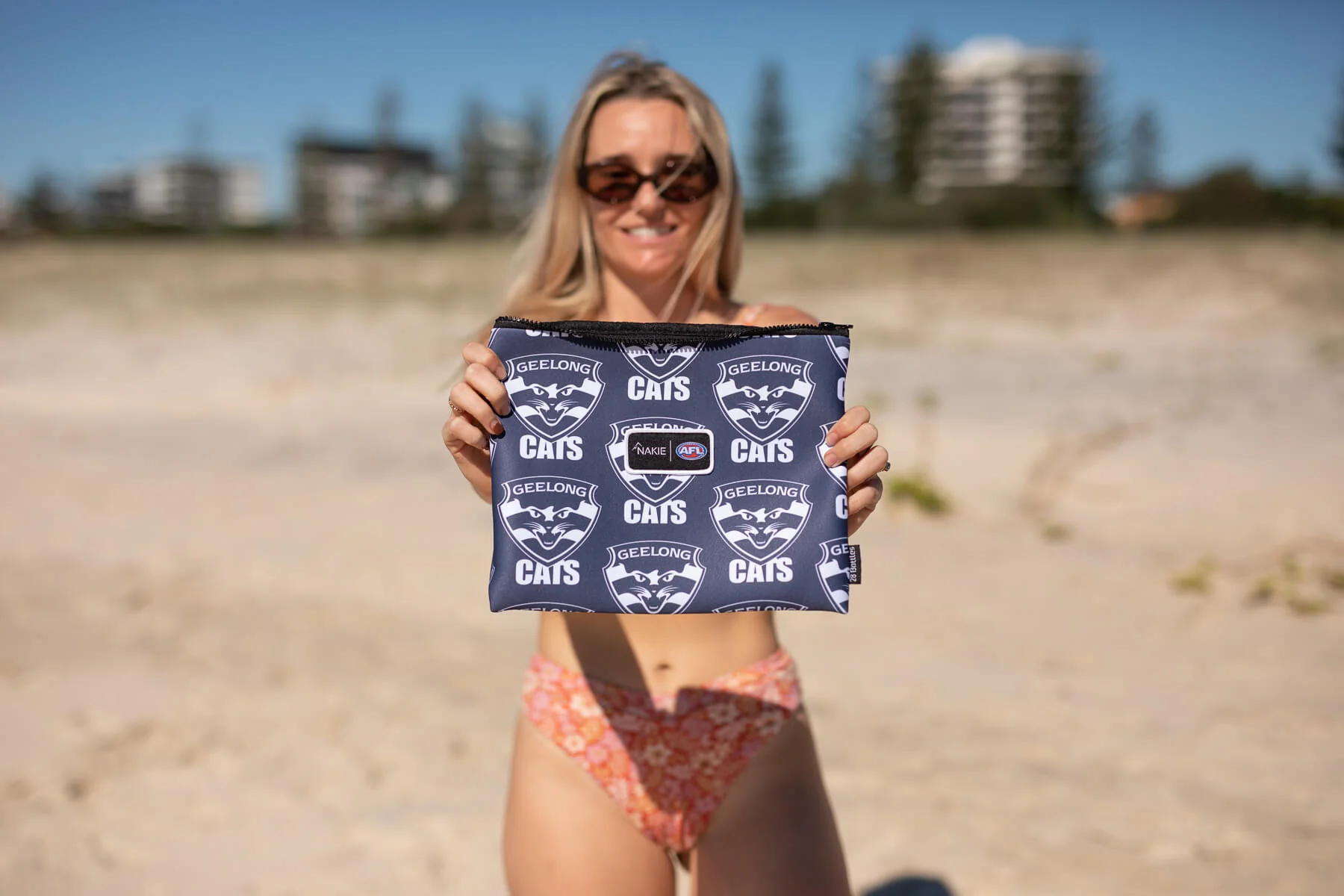 Geelong Cats - AFL Recycled Sand Free Beach Towel - Image 4