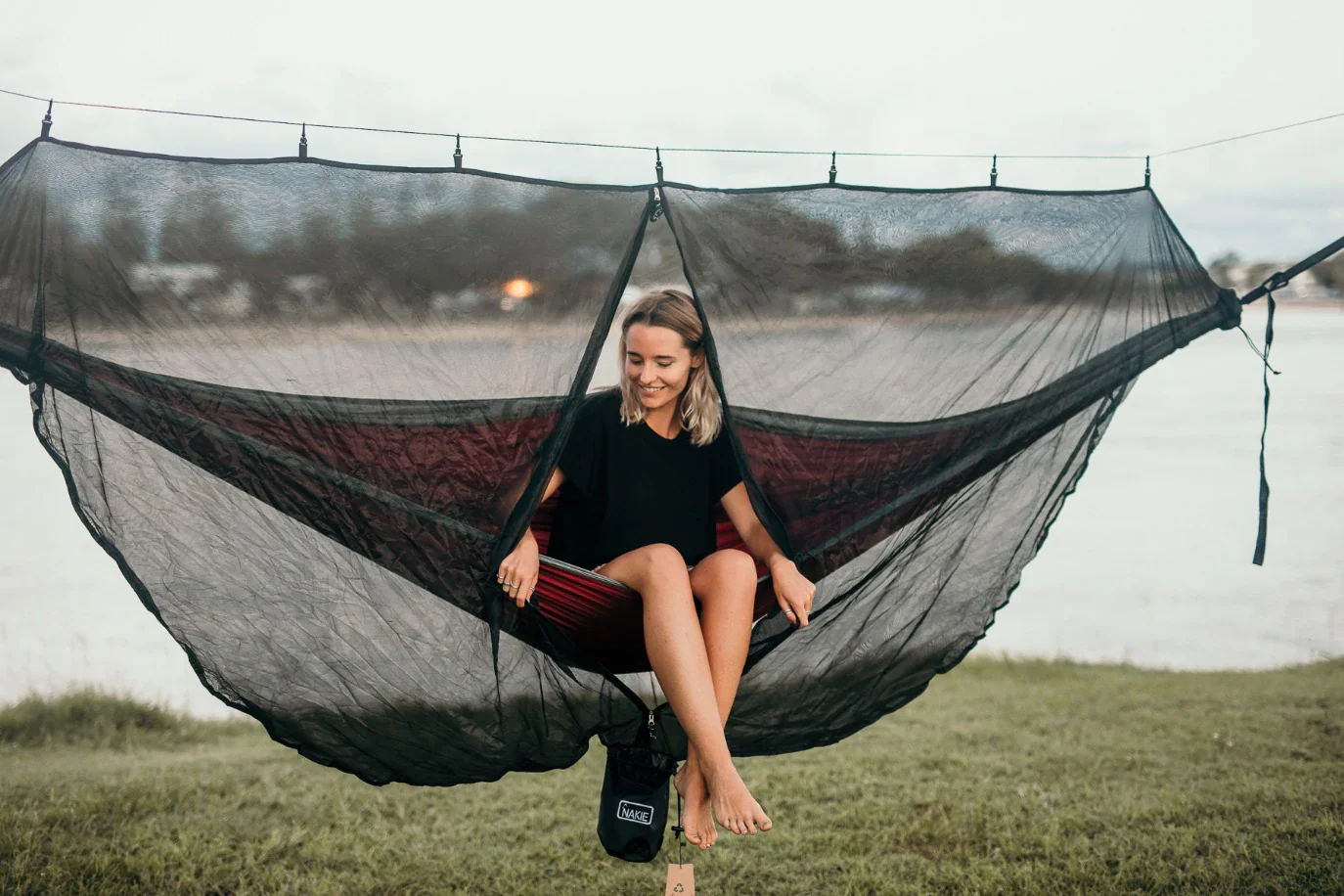 Recycled Hammock and Bug Net Combo - Image 2
