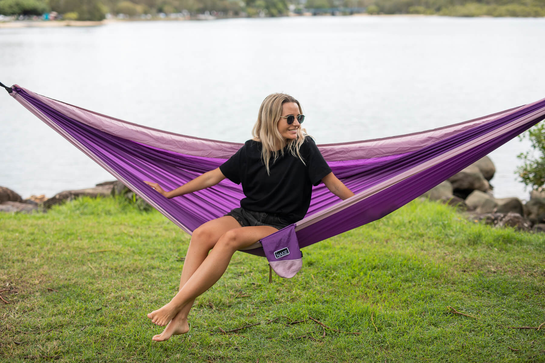 Recycled Hammock with Straps × 2 - Couple Combo - Image 15