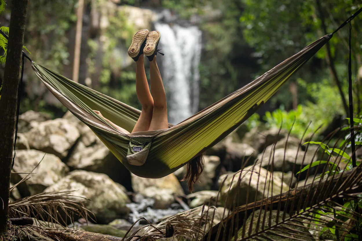 Recycled Hammock with Straps × 2 - Couple Combo - Image 19