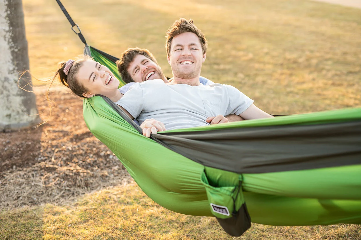 Recycled Hammock with Straps × 2 - Couple Combo - Image 21