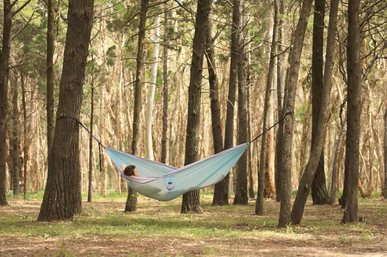 Recycled Hammock with Straps × 2 - Couple Combo - Image 22