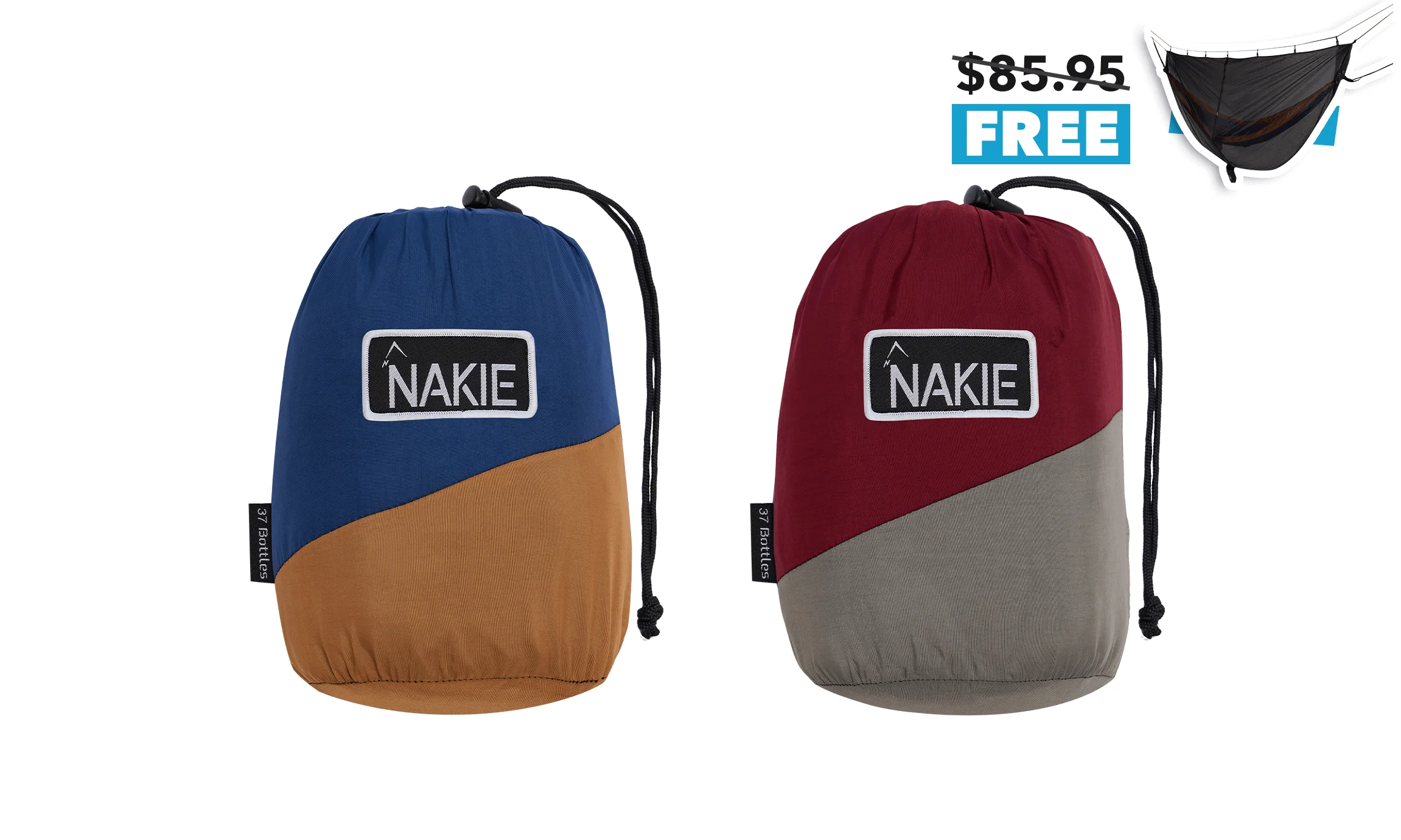 Recycled Hammock with Straps × 2 - Couple Combo - Image 24