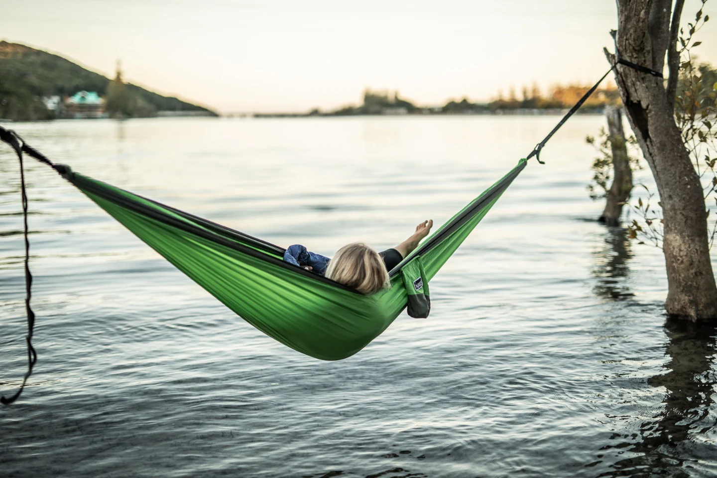 Forest Green - Recycled Hammock with Straps - Image 10