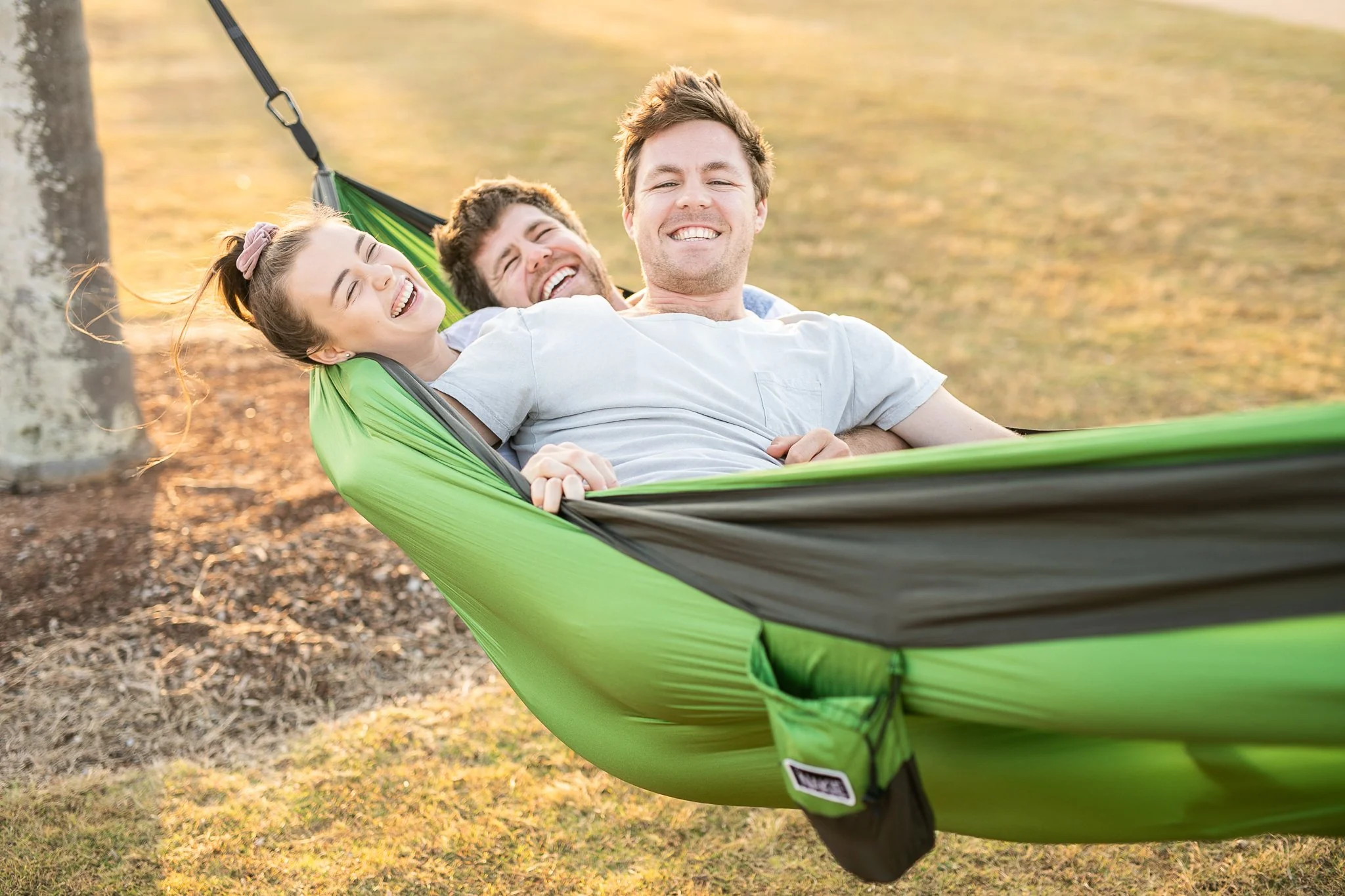 Forest Green - Recycled Hammock with Straps - Image 2