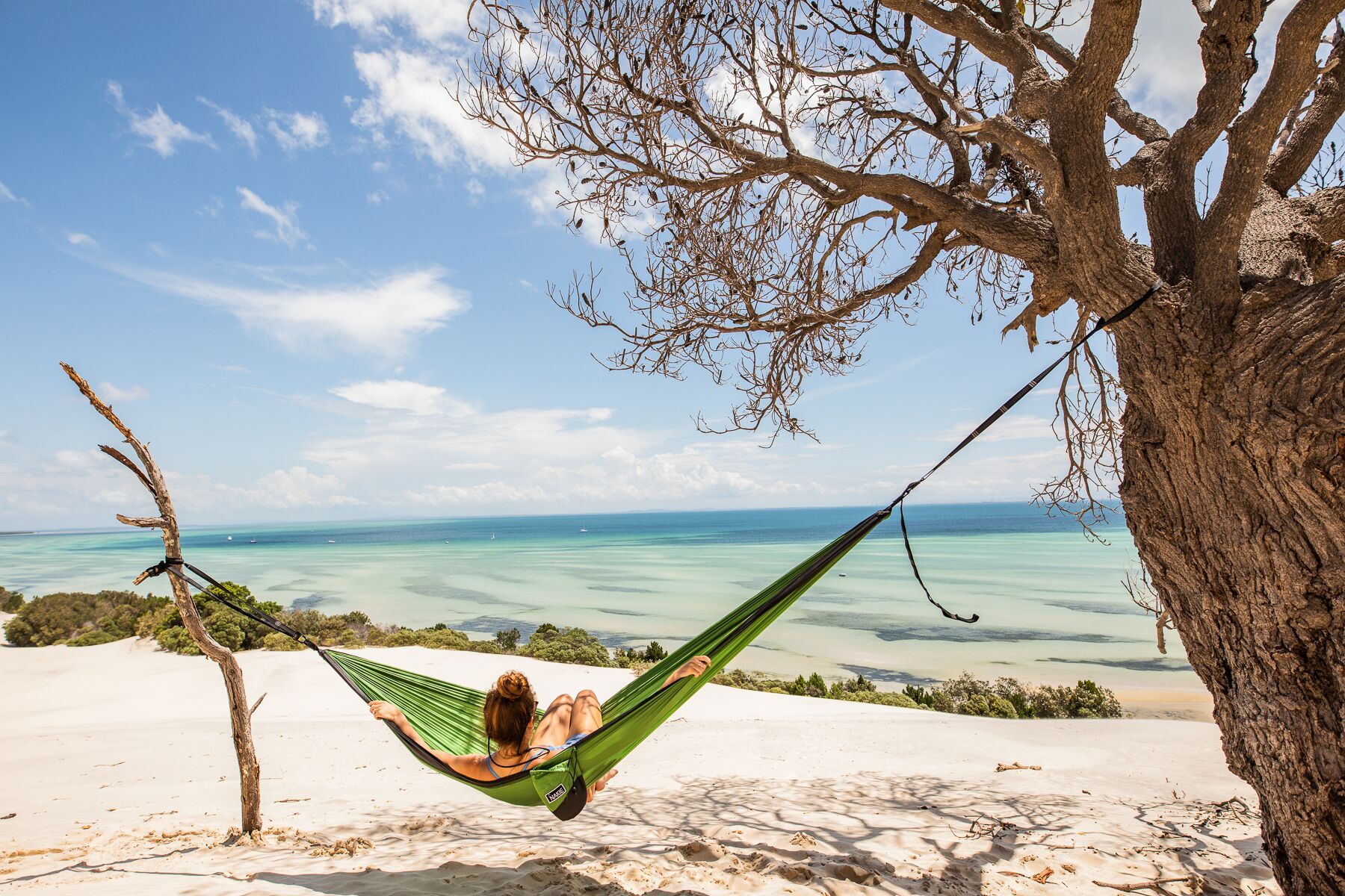 Forest Green - Recycled Hammock with Straps - Image 9