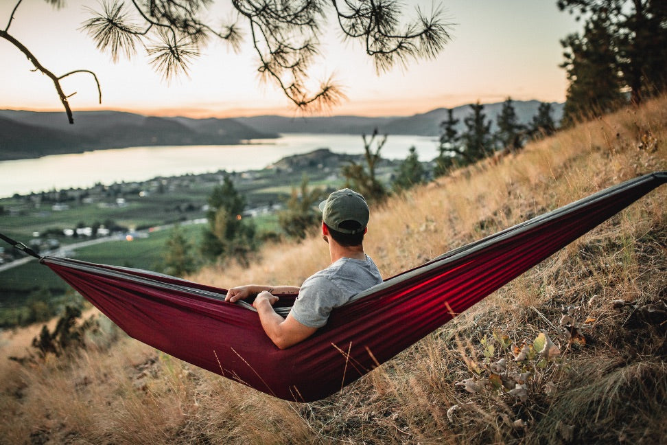 Merlot Red - Recycled Hammock with Straps - Image 9