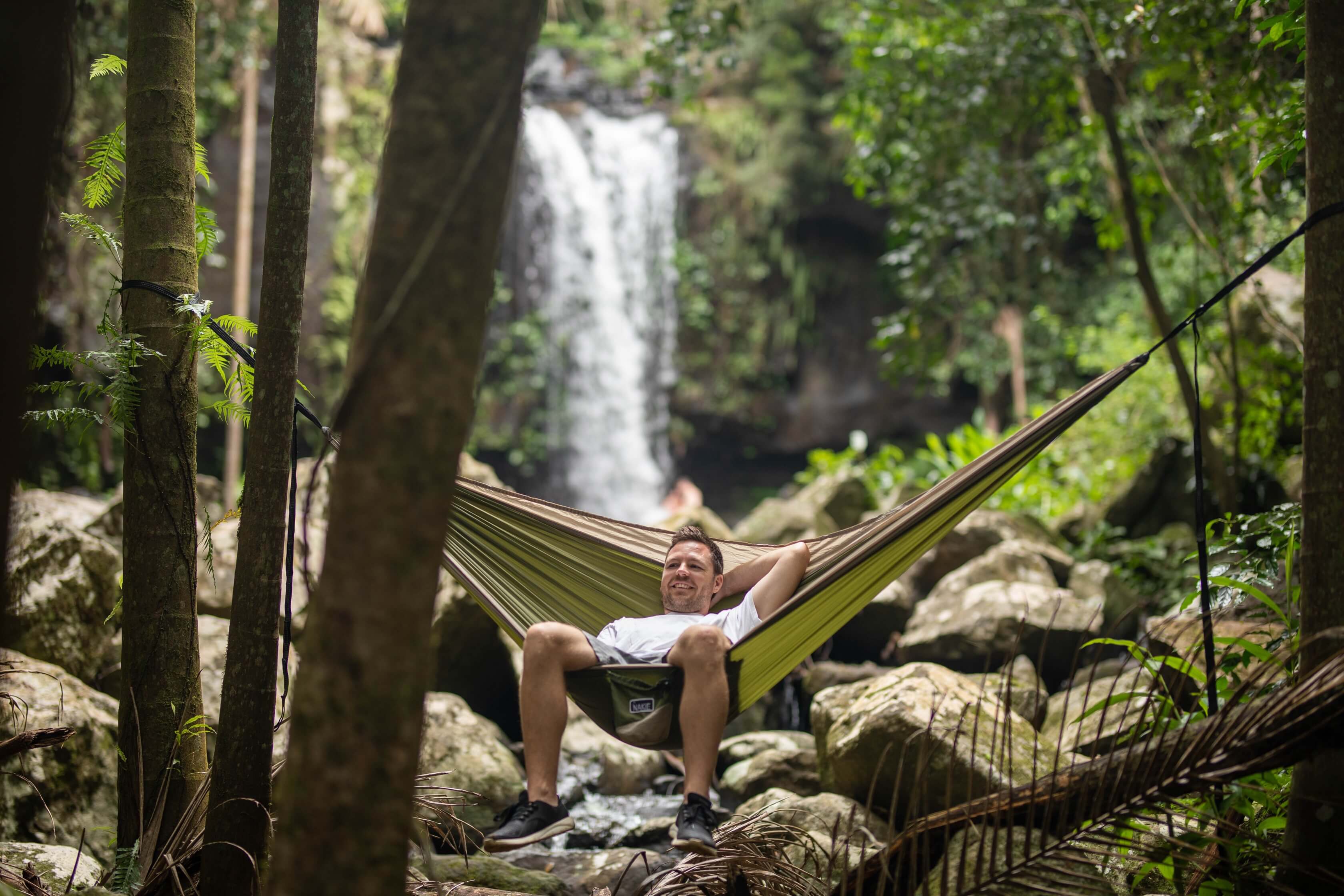 Olive Green - Recycled Hammock with Straps - Image 13