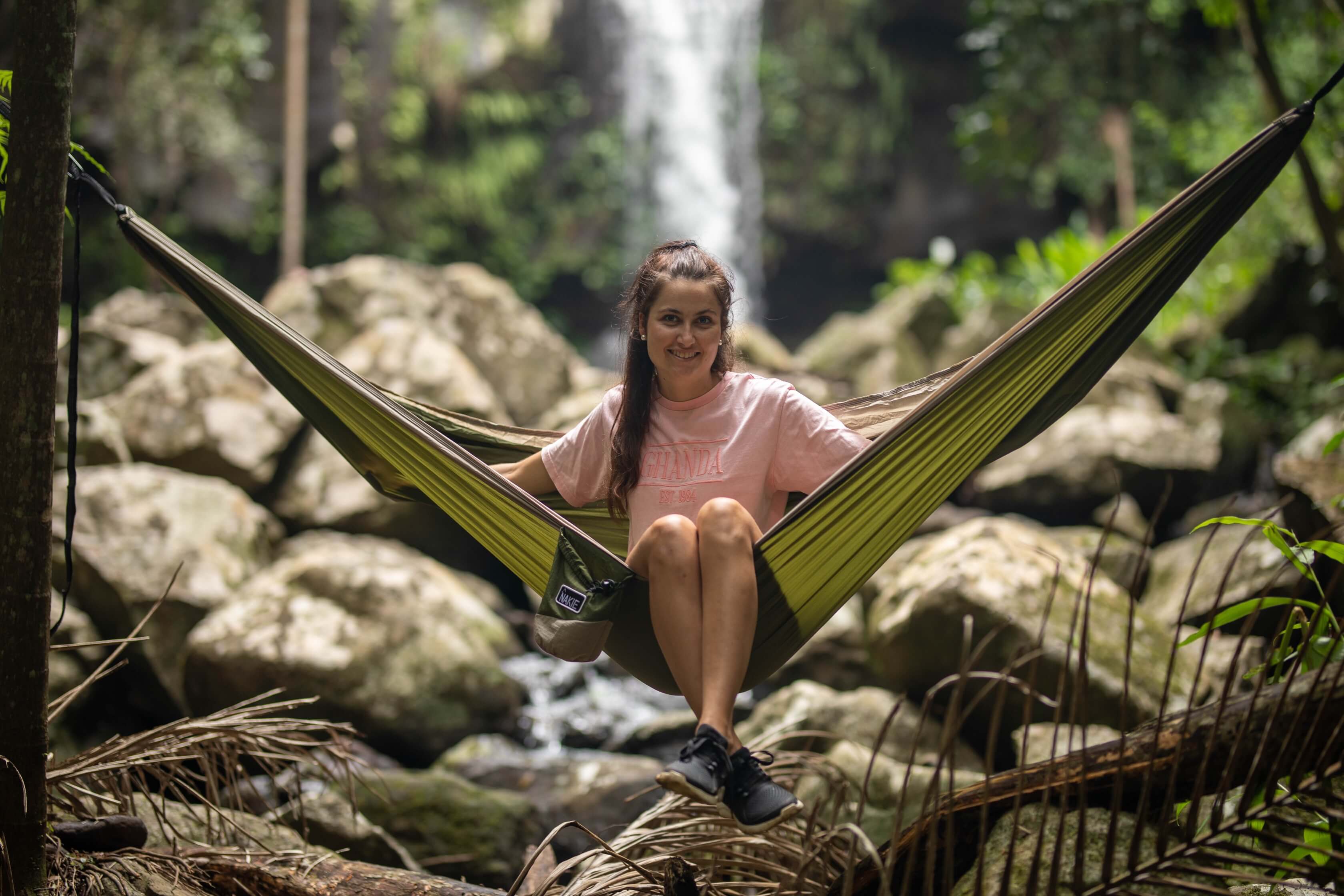 Olive Green - Recycled Hammock with Straps - Image 8
