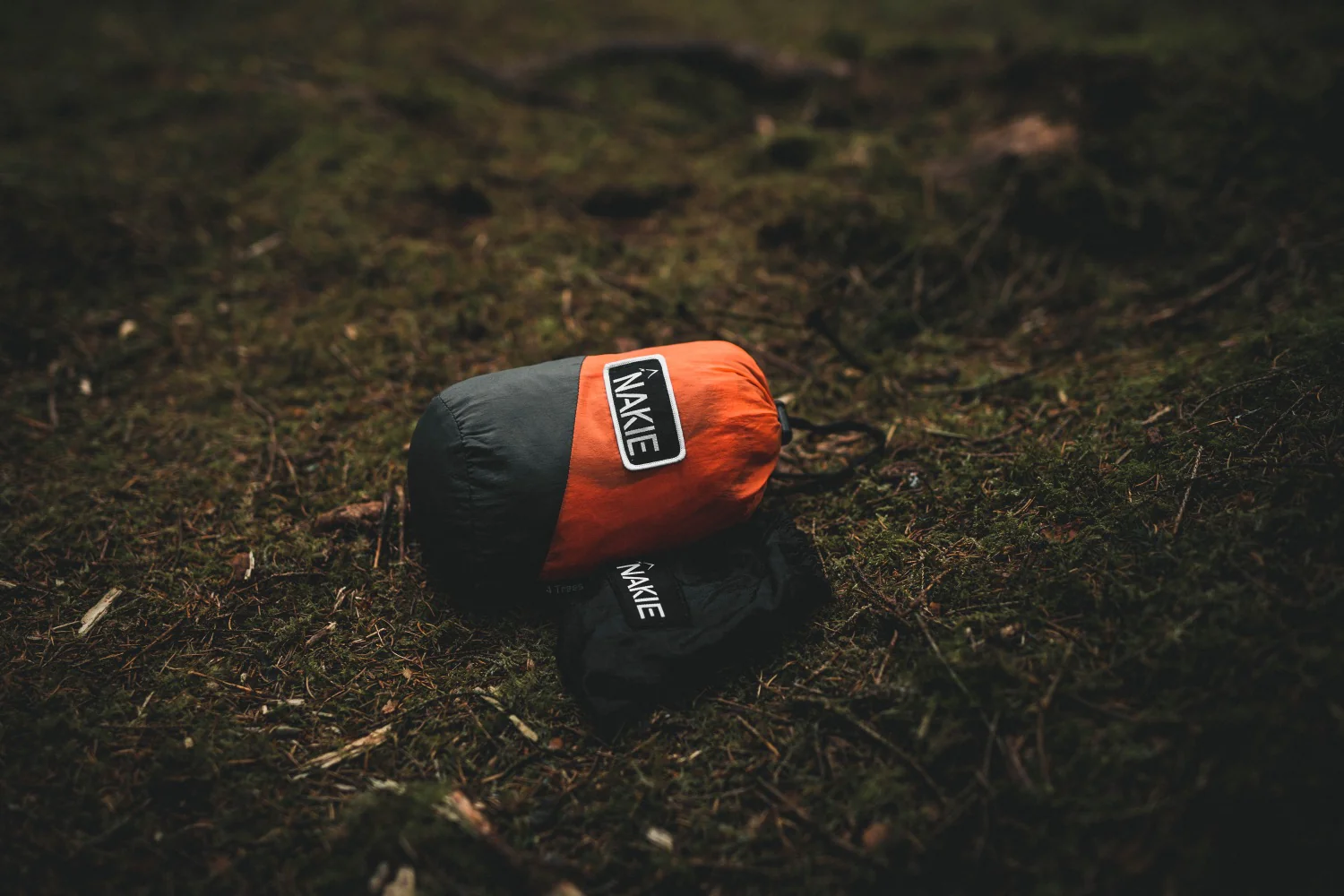 Sunburnt Orange - Recycled Hammock with Straps - Image 8
