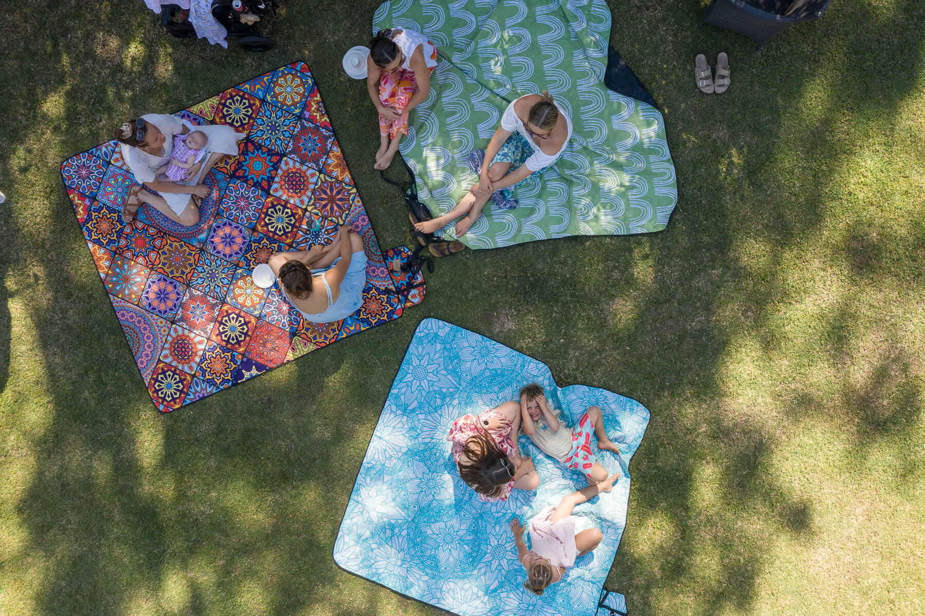 Recycled Hammock, Towel and Picnic Blanket Combo - Image 4