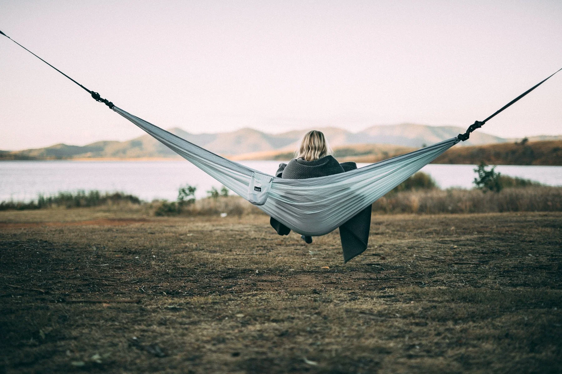 Twilight Blue - Recycled Hammock with Straps - Image 11