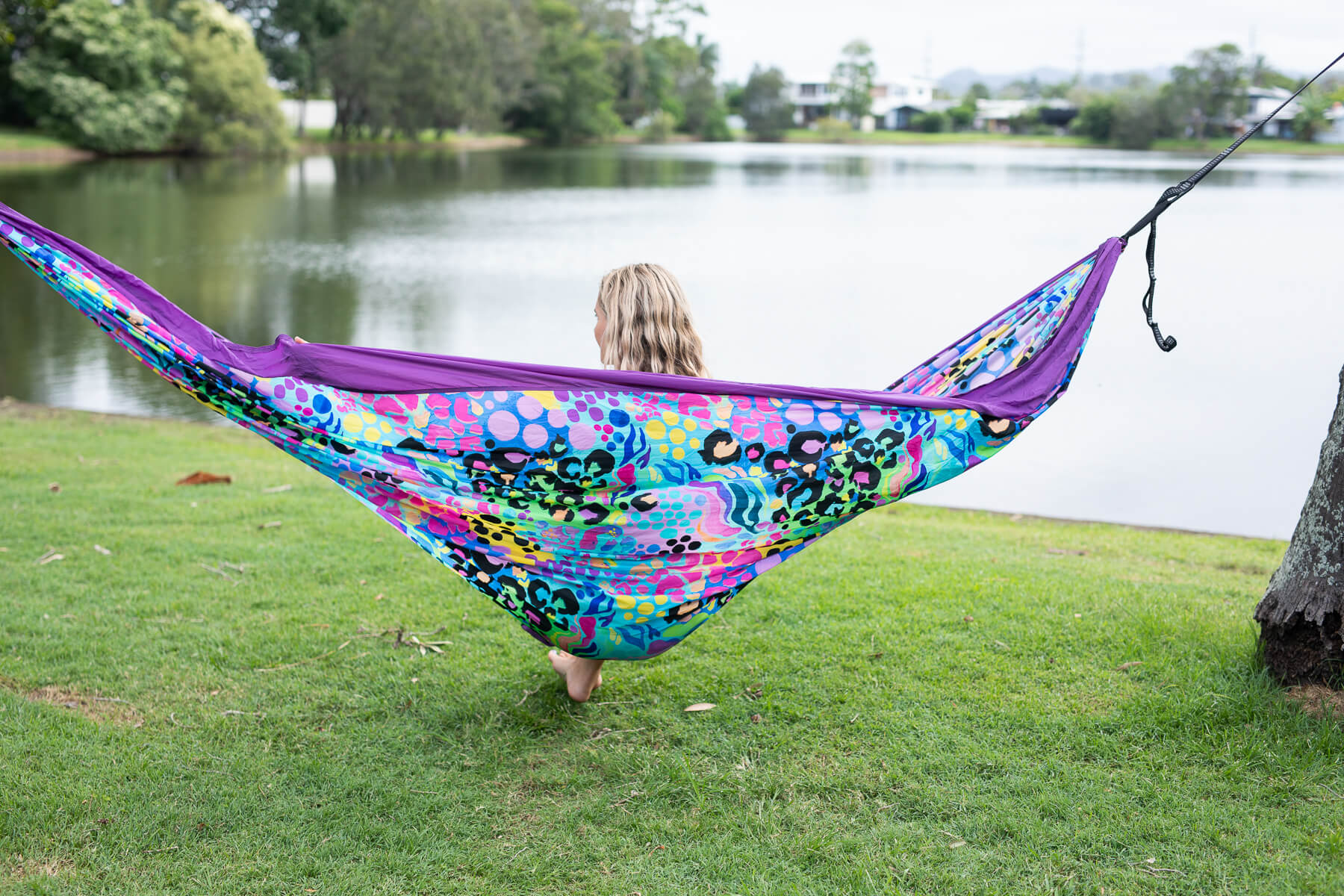 Kasey Rainbow - Recycled Hammock with Straps - Image 10
