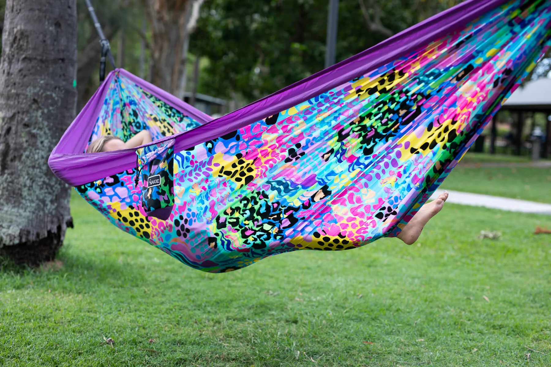 Kasey Rainbow - Recycled Hammock with Straps - Image 3