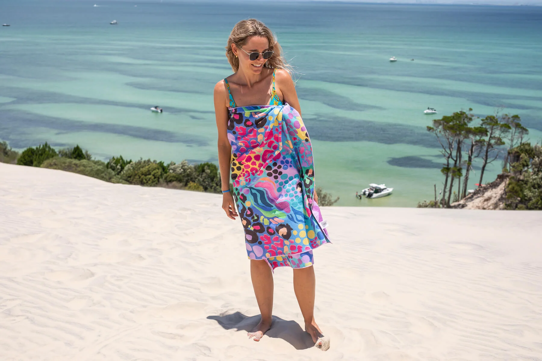 Kasey Rainbow - Recycled Sand Free Beach Towel - Image 14