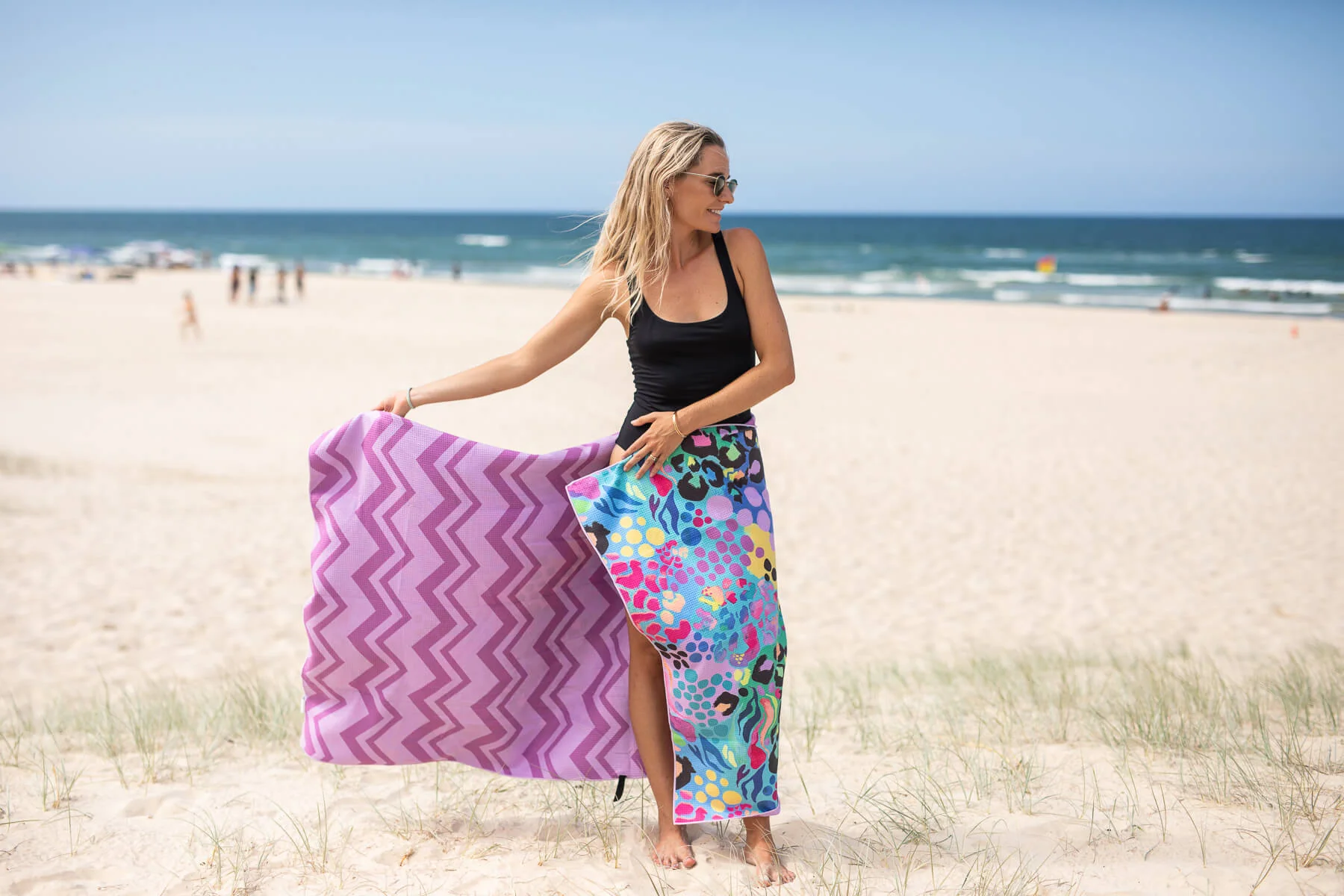 Kasey Rainbow - Recycled Sand Free Beach Towel - Image 5