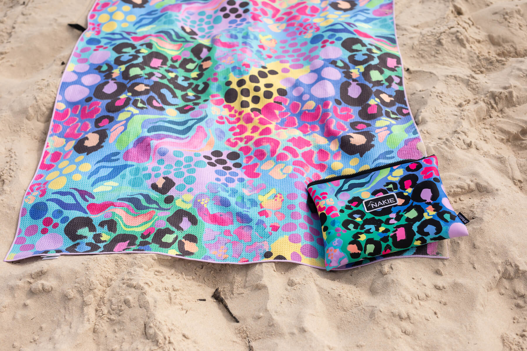 Kasey Rainbow - Recycled Sand Free Beach Towel - Image 8