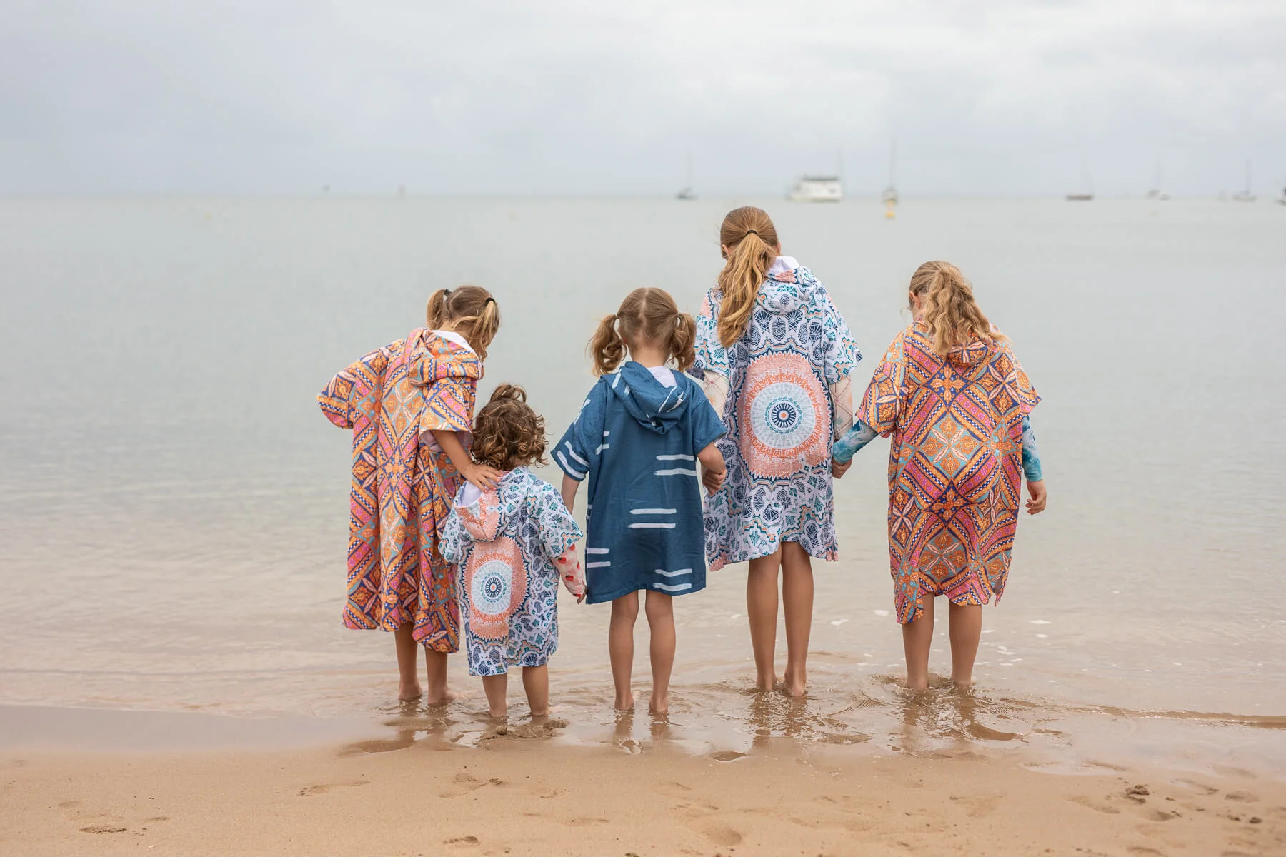 Sound of Summer - Kids Hooded Towel Recycled Sand Free - Image 5