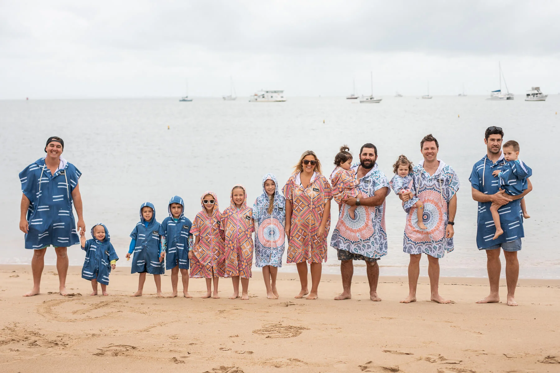 Sound of Summer - Kids Hooded Towel Recycled Sand Free - Image 6