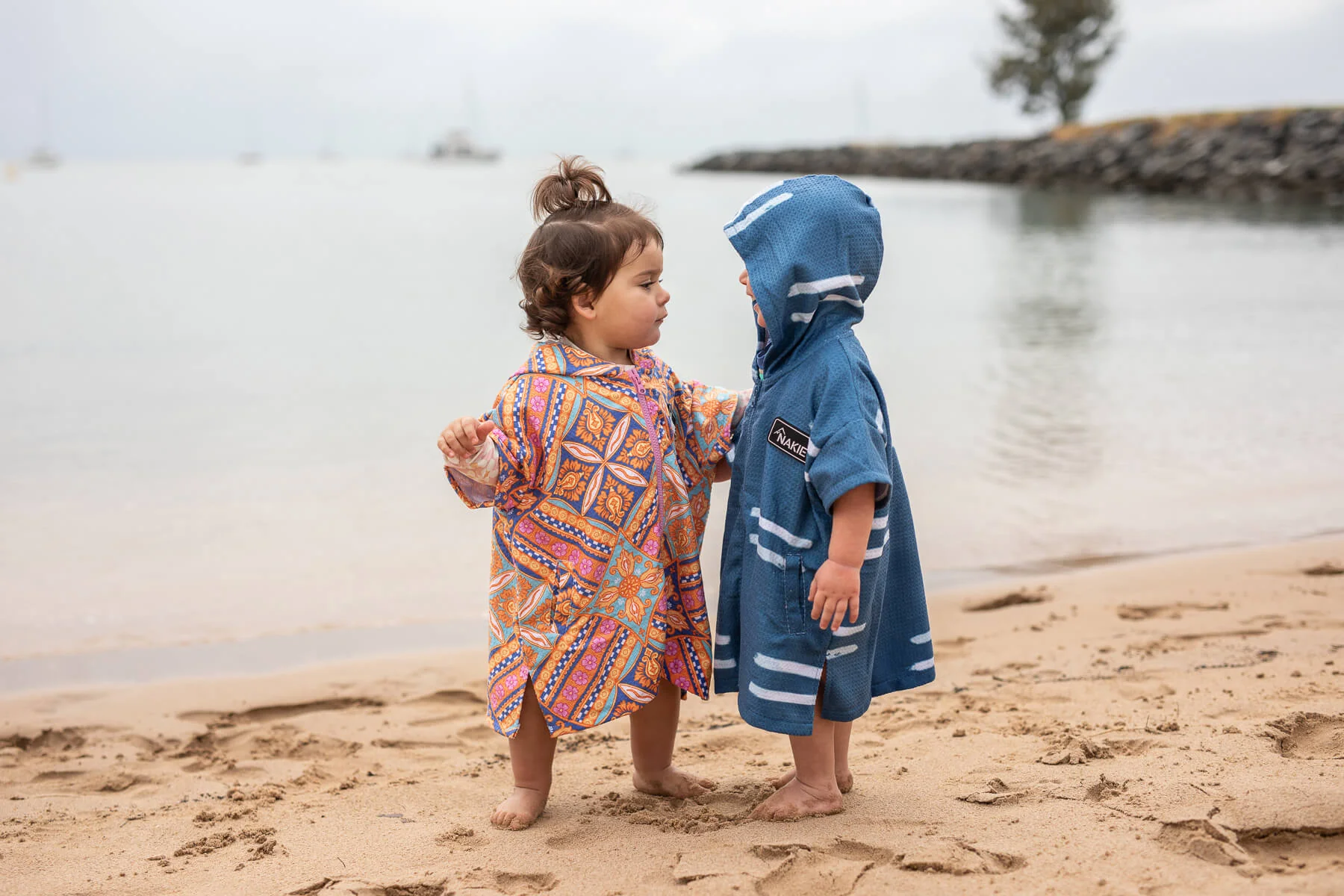 Salty Waves - Kids Hooded Towel Recycled Sand Free - Image 6