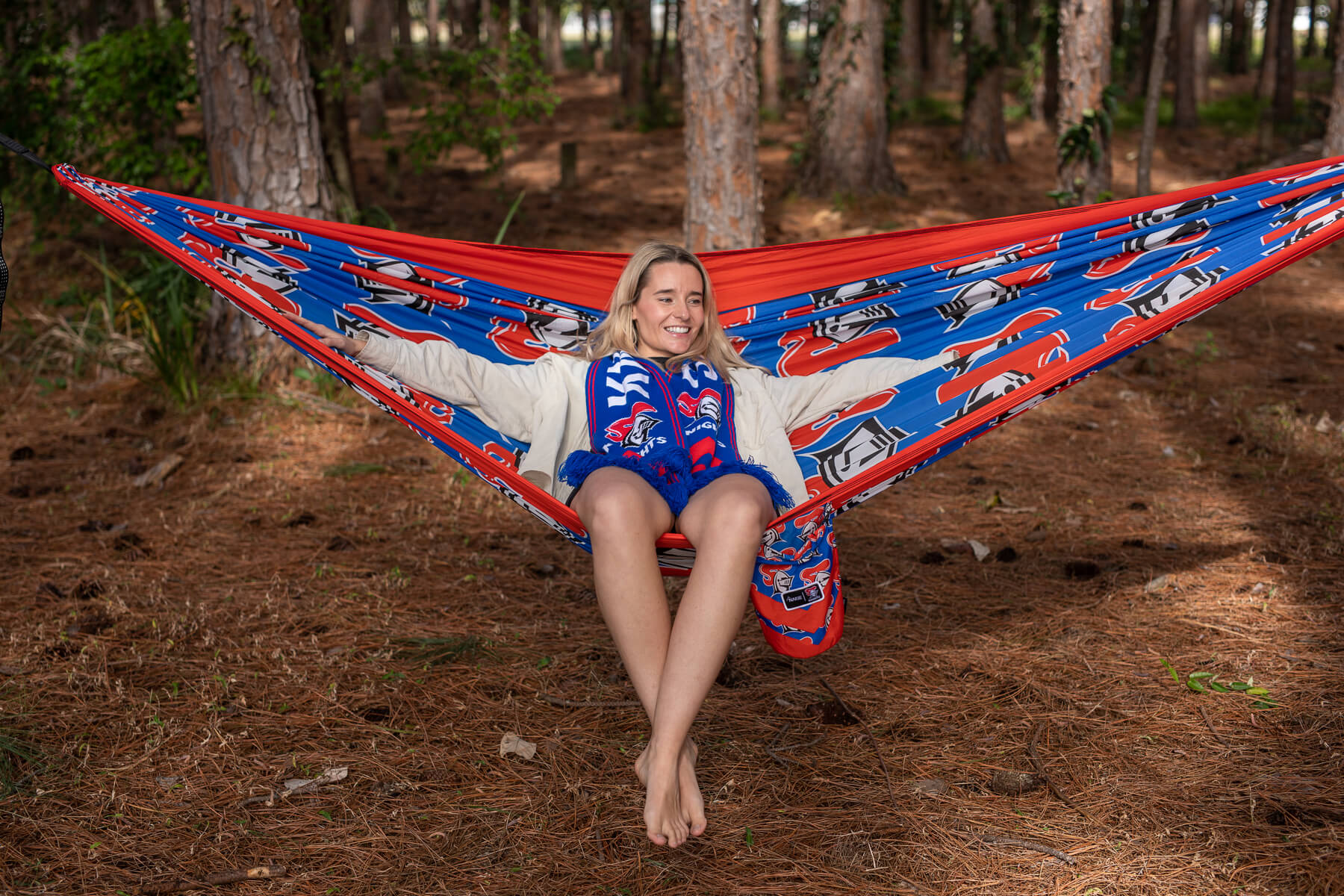 Knights - NRL Recycled Hammock with Straps - Image 6